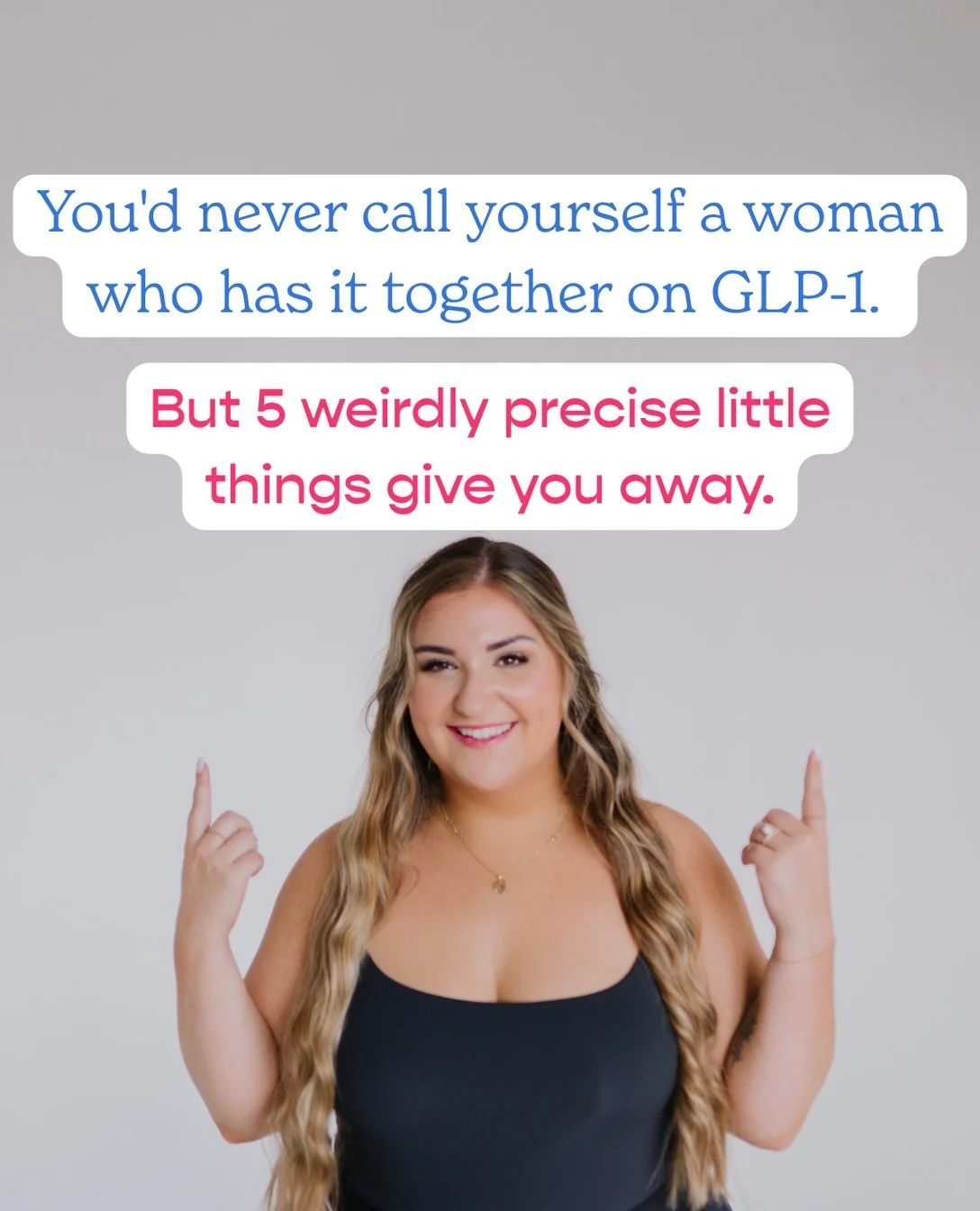 Girlies, none of these are about the scale. Not one. ✨

And that&rsquo;s kind of the whole point.

Because &ldquo;having it together&rdquo; on a GLP-1 doesn&rsquo;t look like a perfect week or a number you hit on a Tuesday morning. It looks like fini