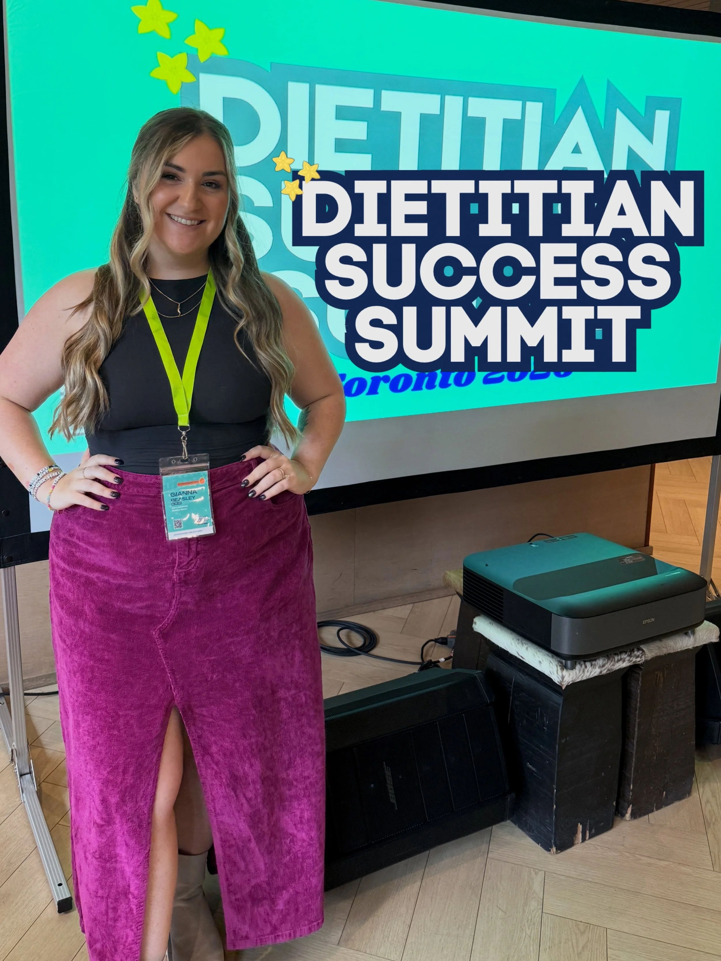 Attending the @dietitiansuccesscenter summit in Toronto this week has been a million different things but the best way I can describe it is community. 💗

I always try to be transparent about the journey with my health, GLP-1, etc. but a major part o