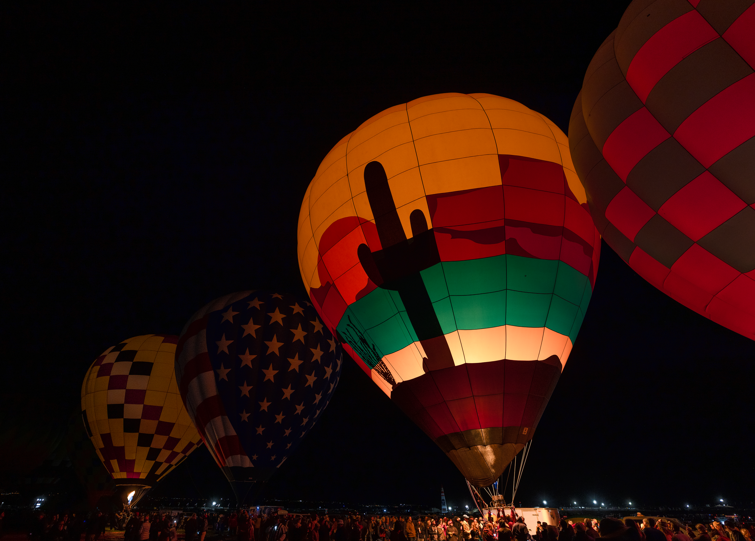 Hot Air Balloon Fiesta.  Albuquerque, NM.  October 2023
