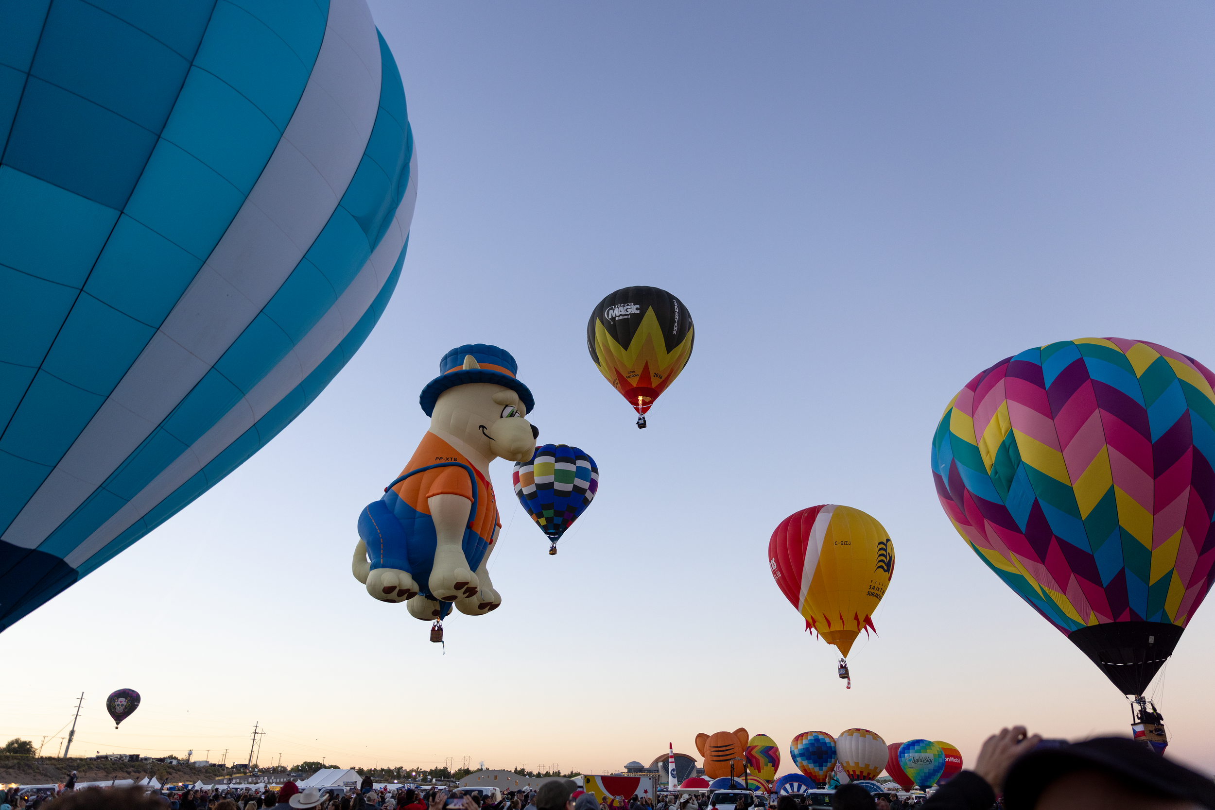 Hot Air Balloon Fiesta.  Albuquerque, NM.  October 2023