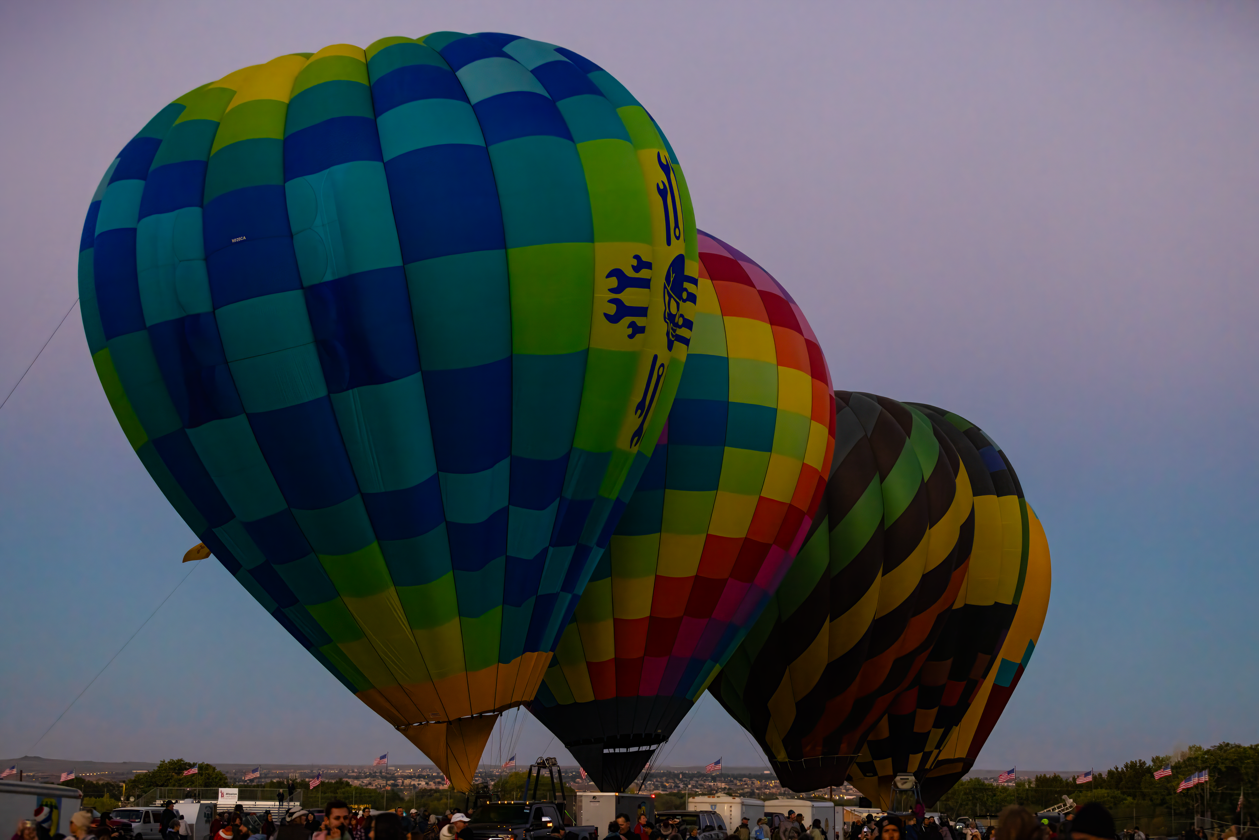 Hot Air Balloon Fiesta.  Albuquerque, NM.  October 2023