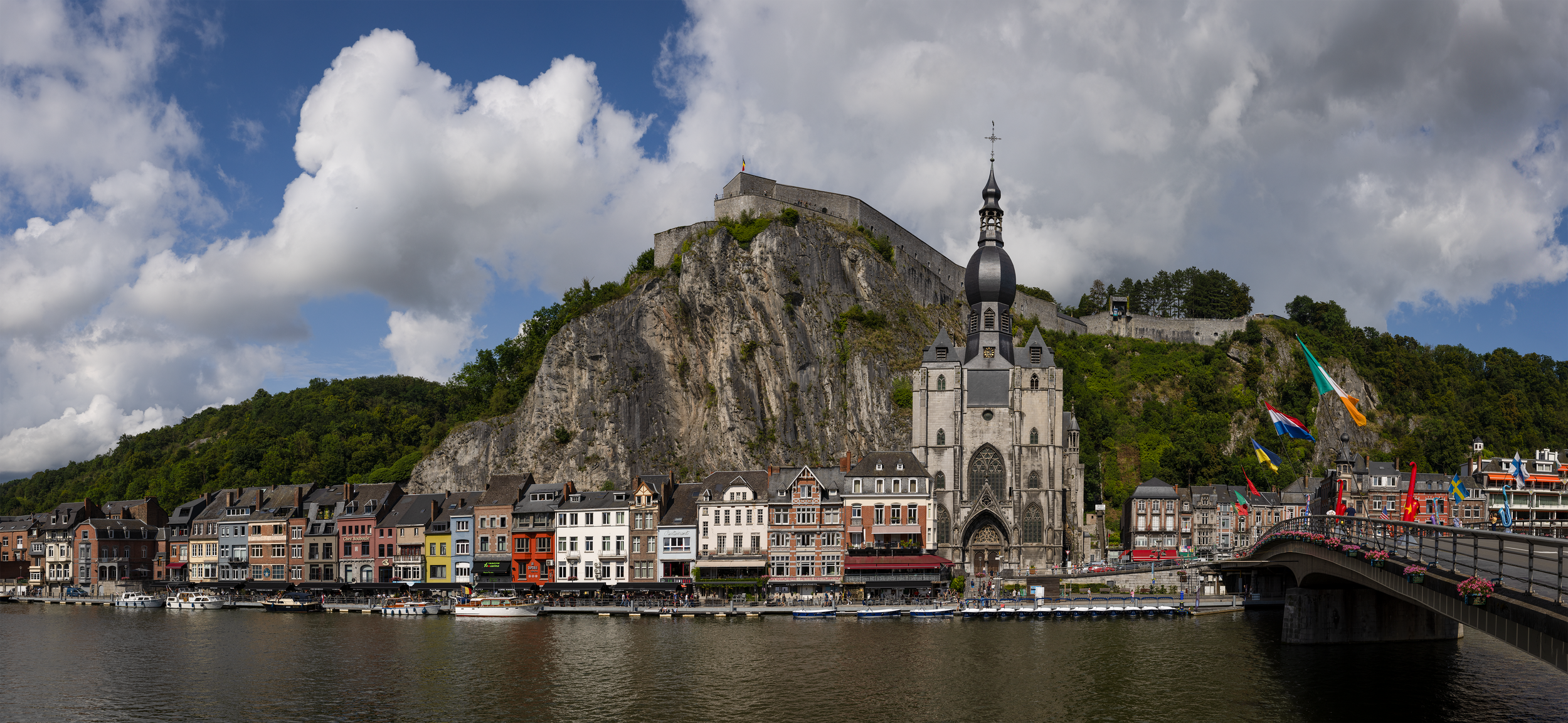 Cathedral and Citadel, Dinant, Belgium. August 2024