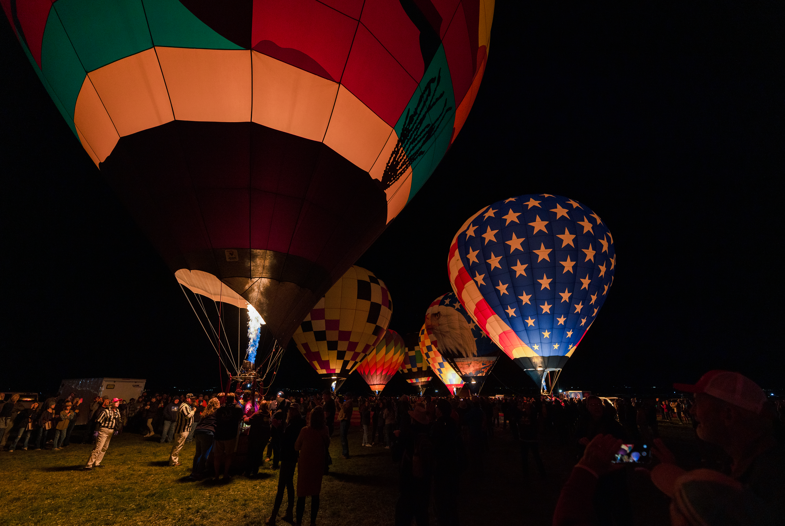 Hot Air Balloon Fiesta.  Albuquerque, NM.  October 2023