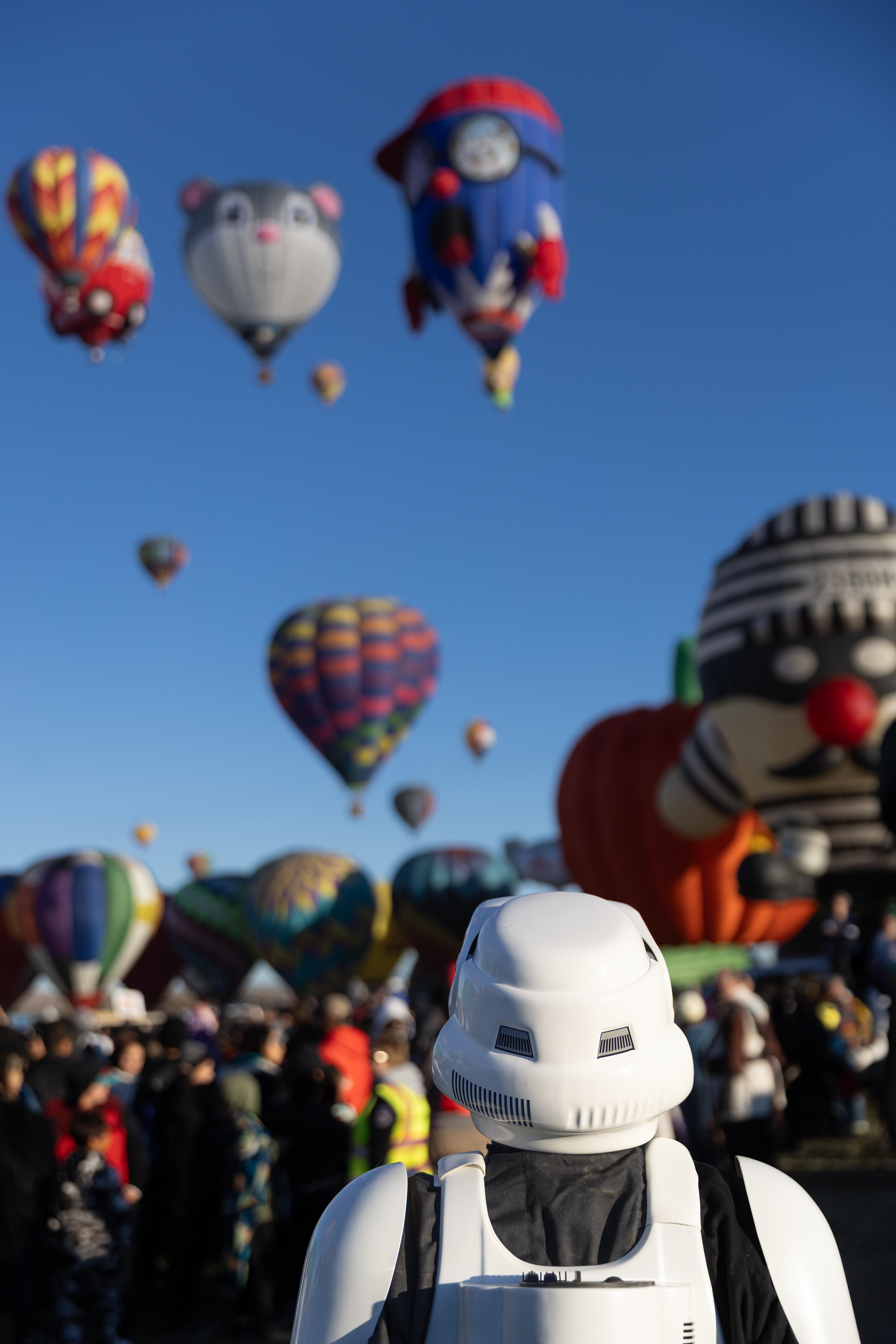 Hot Air Balloon Fiesta.  Albuquerque, NM.  October 2023