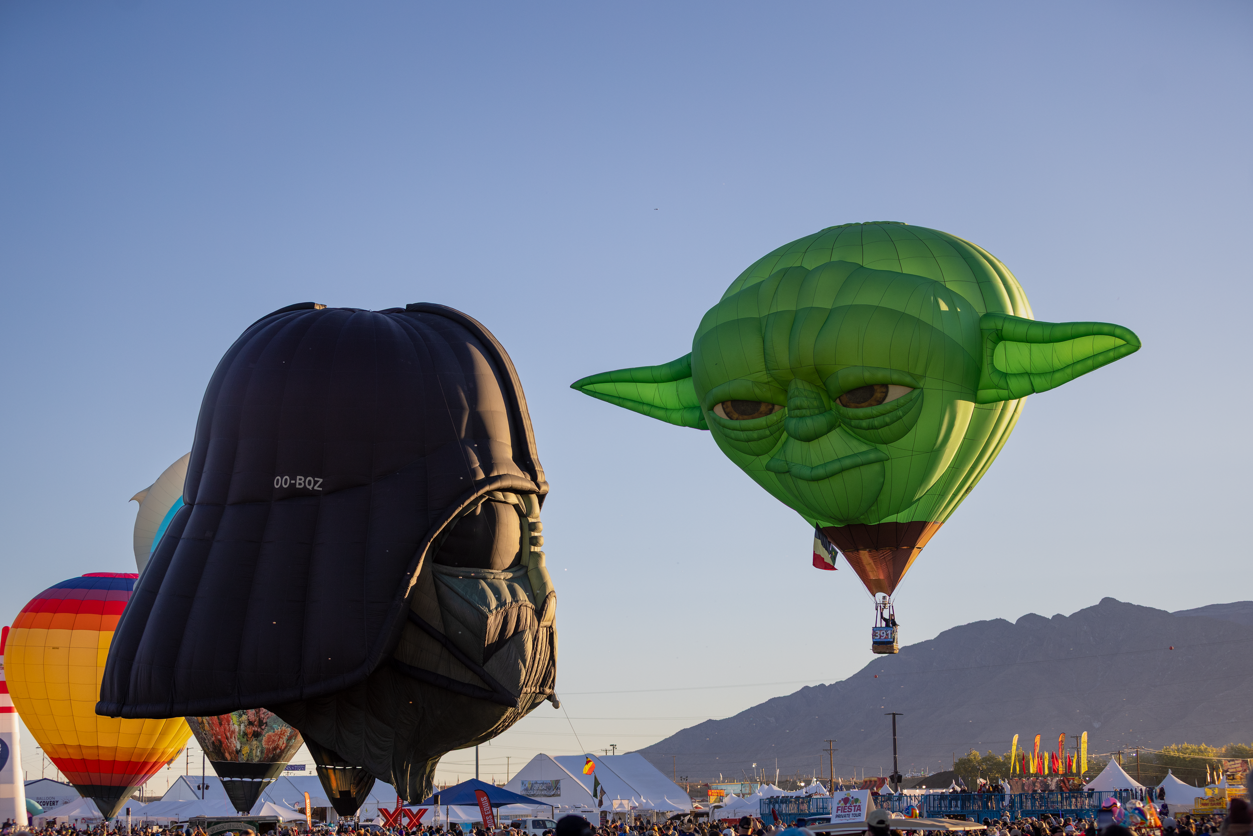 Hot Air Balloon Fiesta.  Albuquerque, NM.  October 2023
