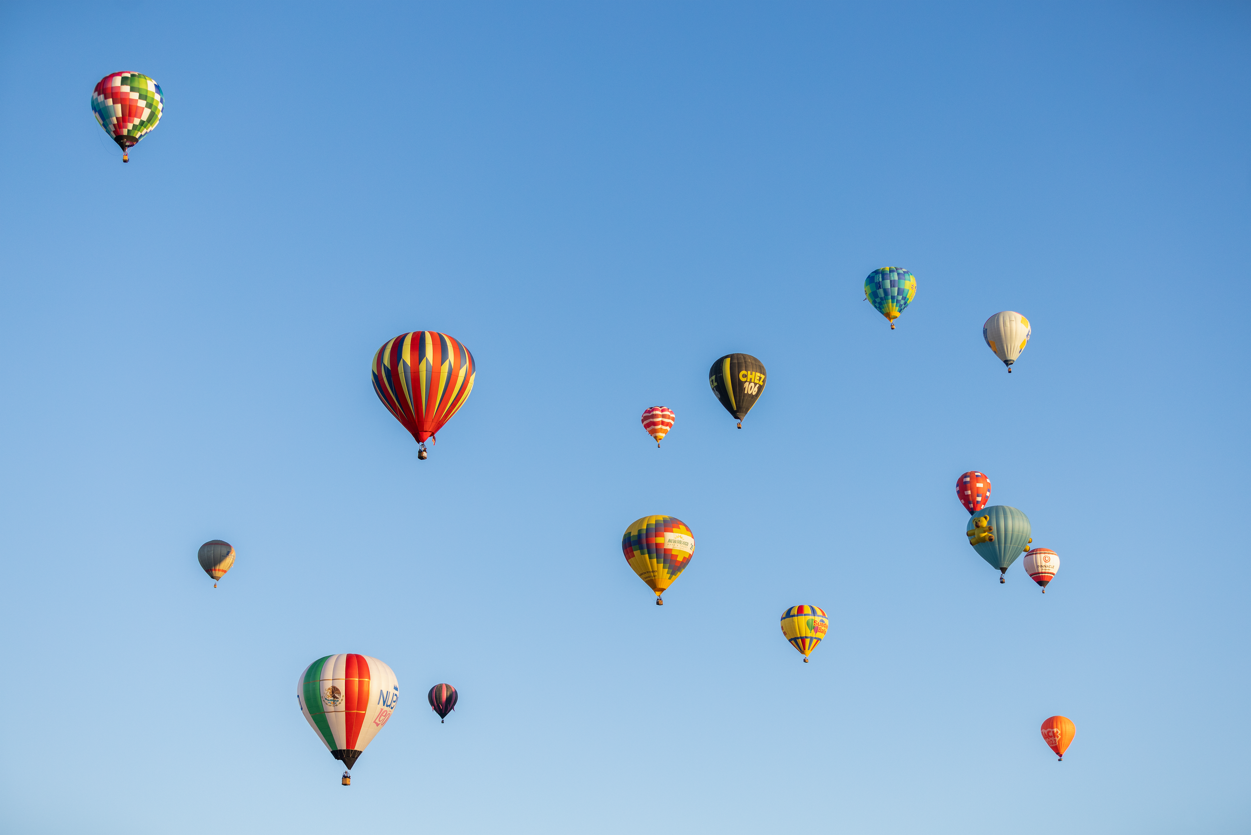 Hot Air Balloon Fiesta.  Albuquerque, NM.  October 2023