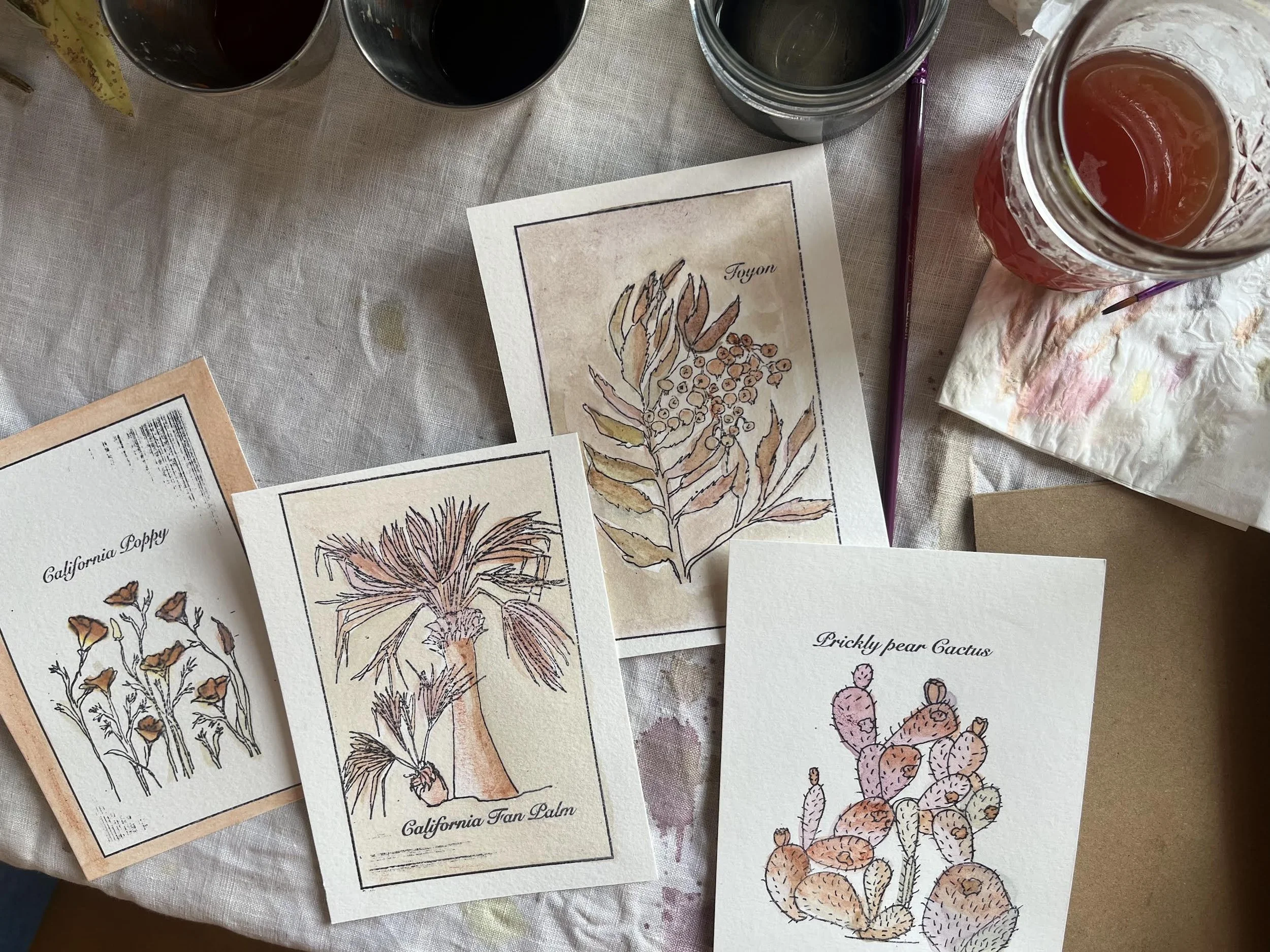 Botanical Inks & Drinks with Janne Larsen