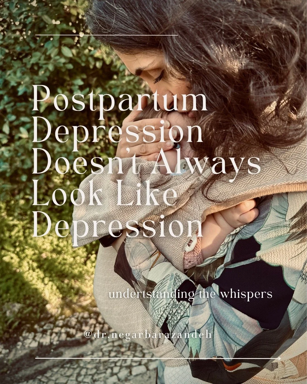 Hi, my name is Negar, I’m a medical doctor, and for the past 4 months, I’ve been swimming in the depths of postpartum depression. I just came up for some air.
The past few months have been so bittersweet. It’s painful even admittin