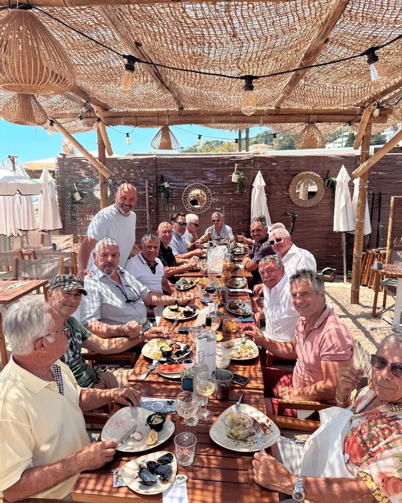 Nous avons eu le plaisir de recevoir l&rsquo;association des  p&ecirc;cheurs plaisanciers de Golfe-Juan pour un repas amical en toute simplicit&eacute; ✨😋.