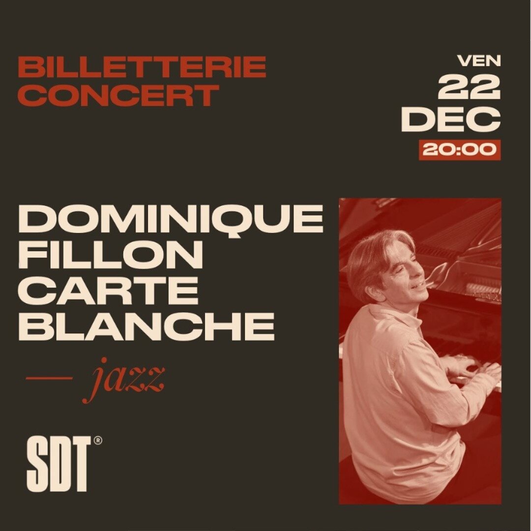 📆 @dominiquefillonofficial sera ce vendredi 23 d&eacute;cembre 2023 en concert &agrave; Paris !! Retrouvez sa carte blanche au @sondelaterre avec le trompettiste @sylvaingontard, le bassiste @pierre.grizzliet et @arthuralard &agrave; la batterie 🎹?