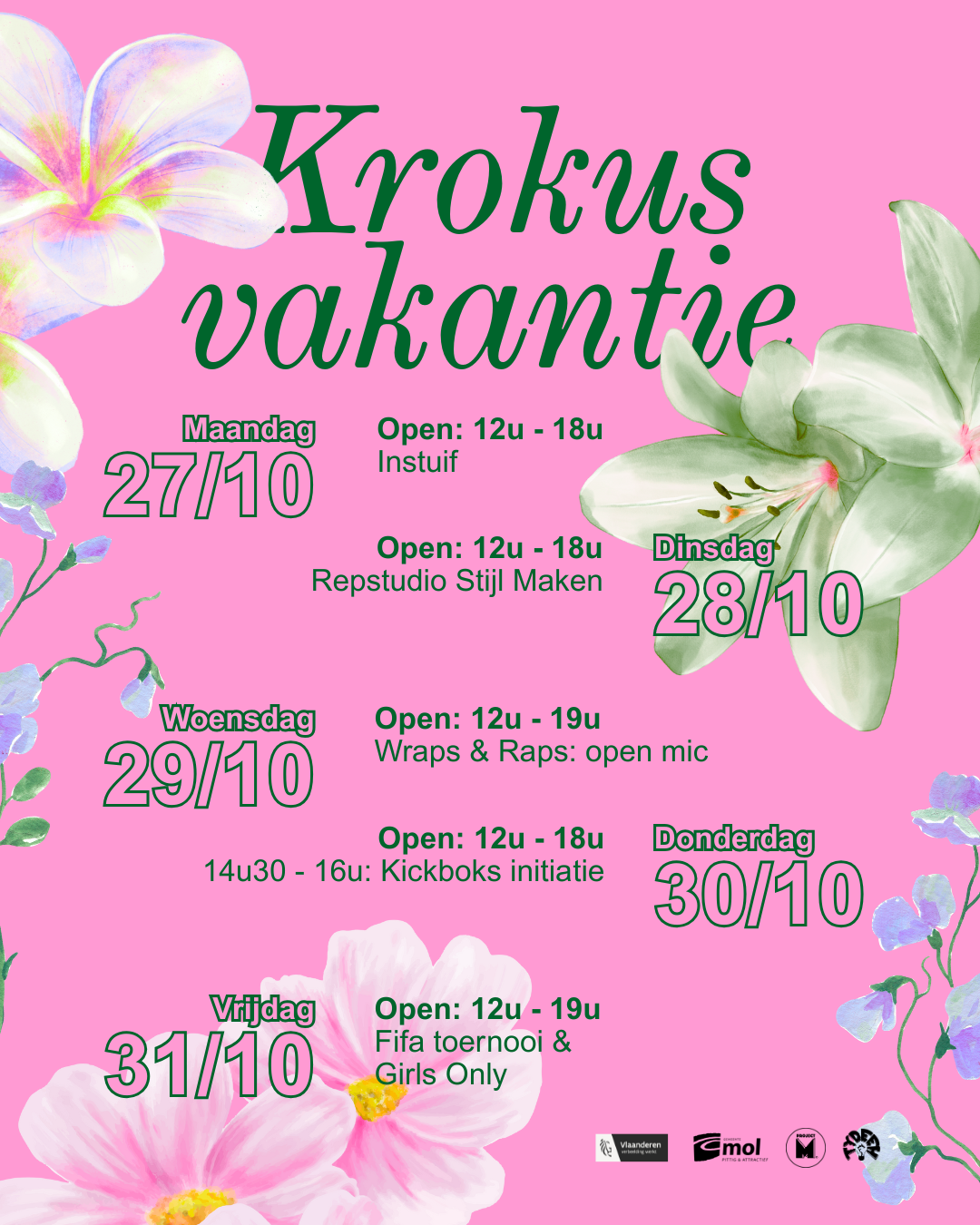 Krokusvakantie in tydeeh!