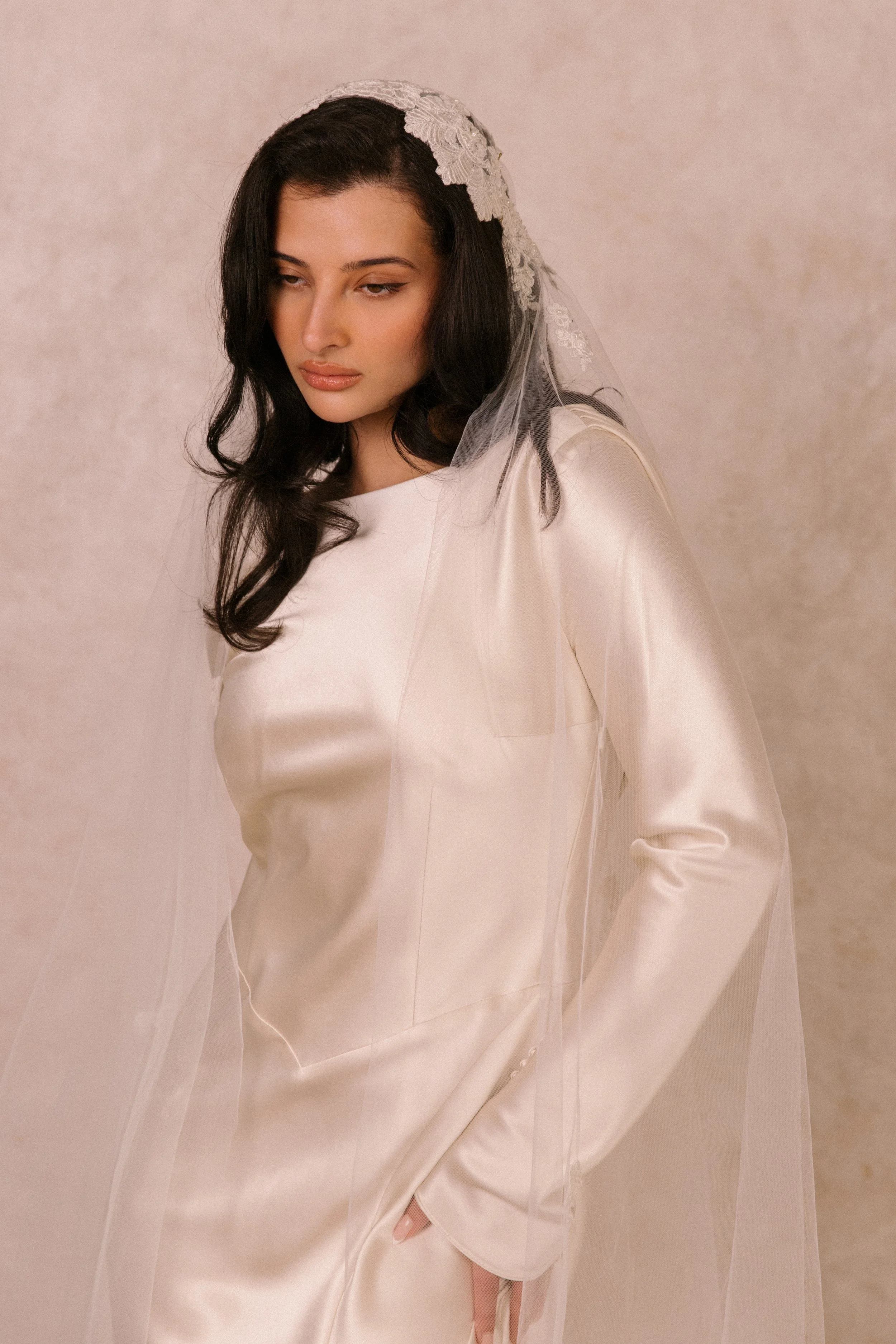 Elouan gown and veil