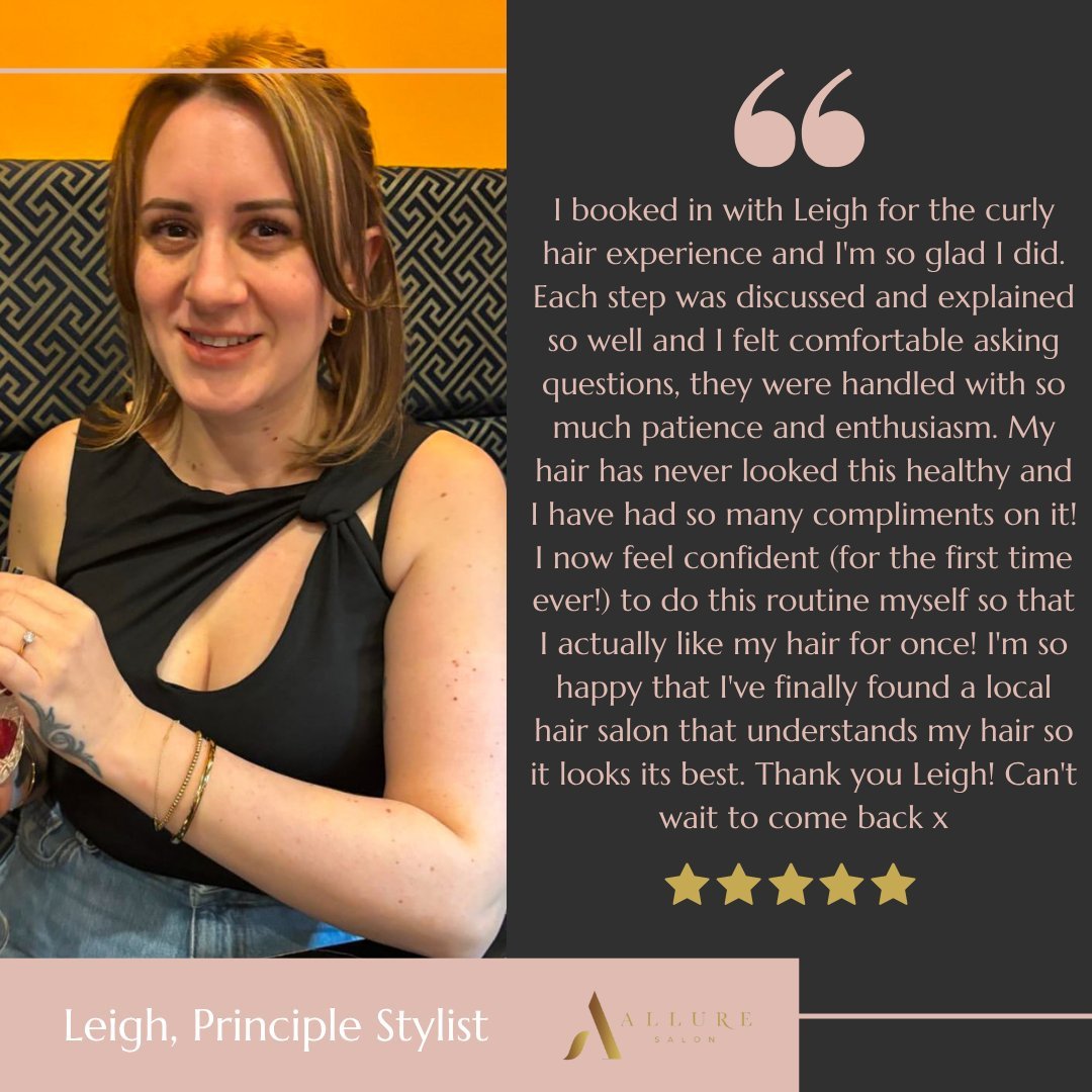 We love to your feedback! For everyone who leaves us a review will recieve &pound;5 credit on their account as a little thank you!😍

 #LoveYourCurls #CurlyHairSpecialist #CurlsUnleashed #HairWithHeart #FreeConsultation #DefinedCurls #CurlyHairCare