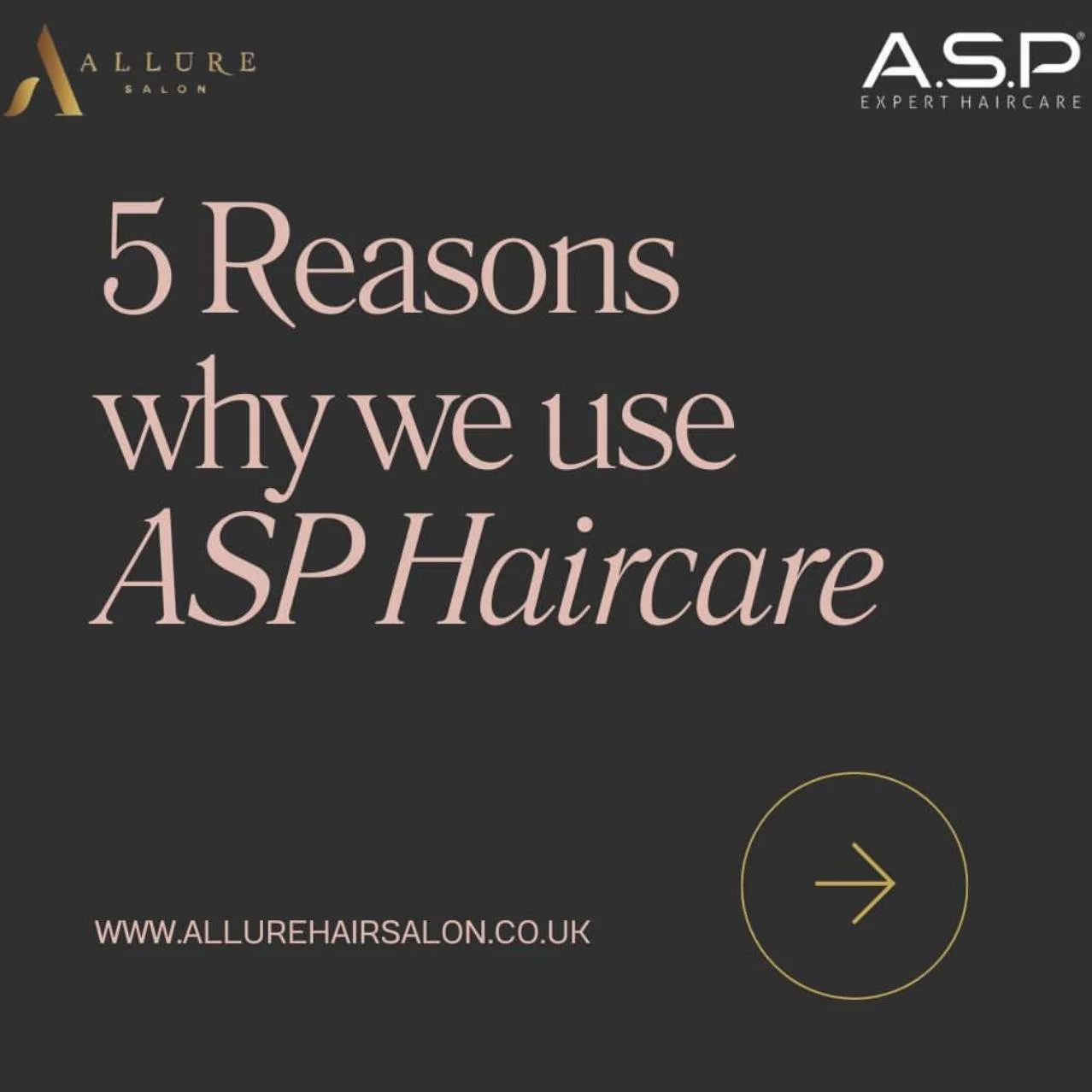 ✨ Why we absolutely love ASP Haircare at Allure Salon ✨
From the very first time we discovered ASP, we knew it would sit perfectly in our salon home. Their formulas deliver:
Professional-grade performance you can trust — salon results you see