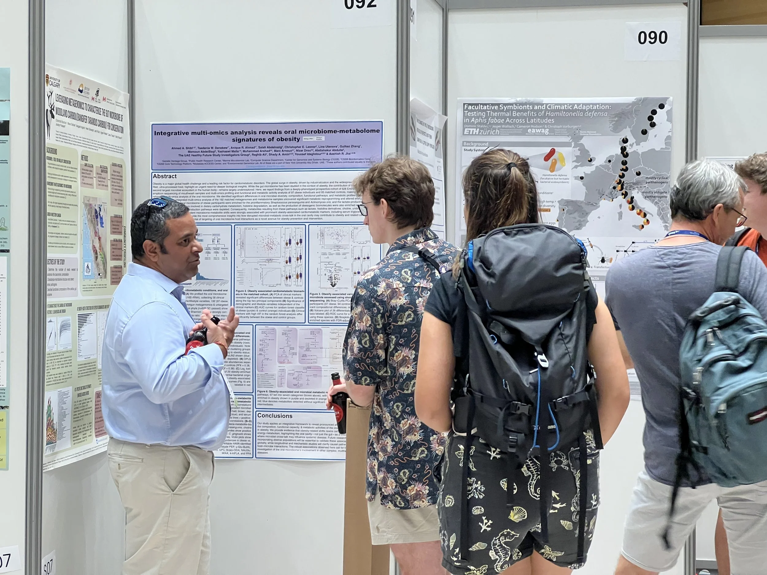 Aashish at ESEB 2025 held in Barcelona, Spain