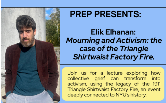 Mourning and Activism: the case of the Triangle Shirtwaist Factory Fire