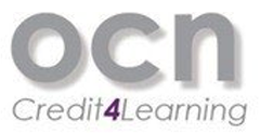 Logo showing that our specialist safeguarding training for youth sector staff is accredited by OCN Credit4Learning.