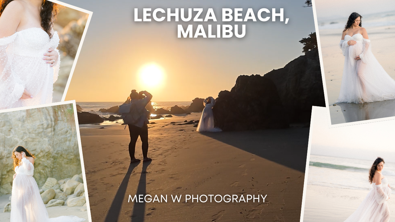 A Serene Sunset Beach Maternity Session