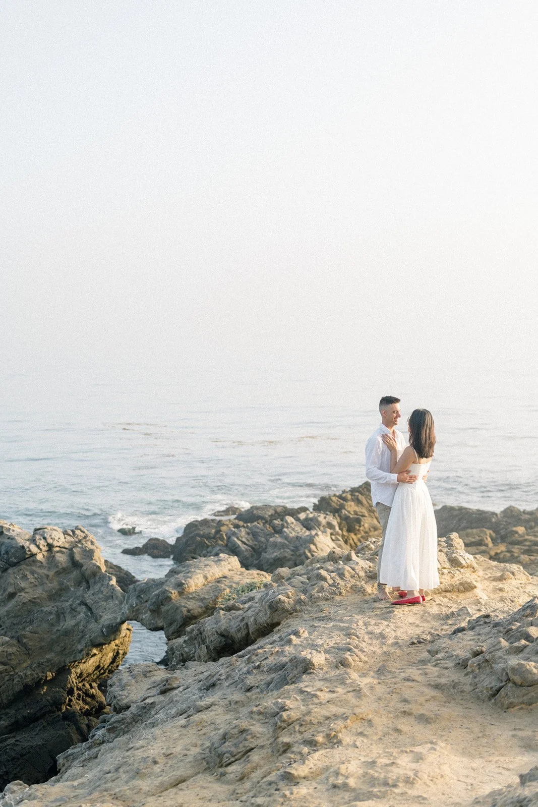 A Beautiful Cliffside Proposal in Malibu