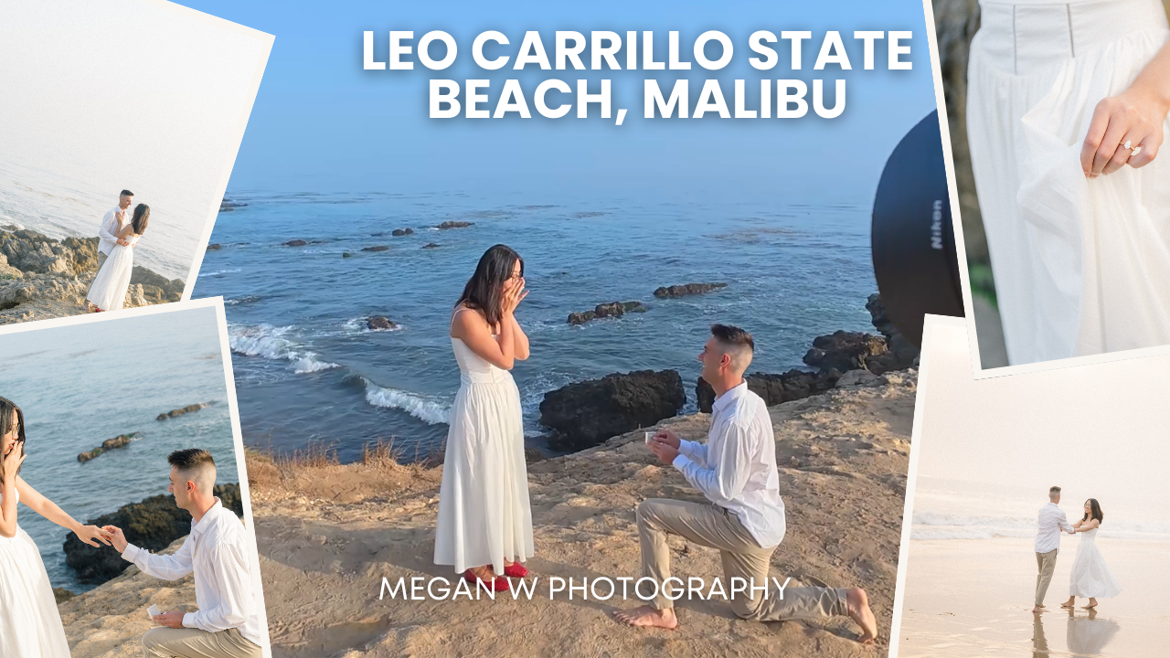 A Beautiful Cliffside Proposal in Malibu