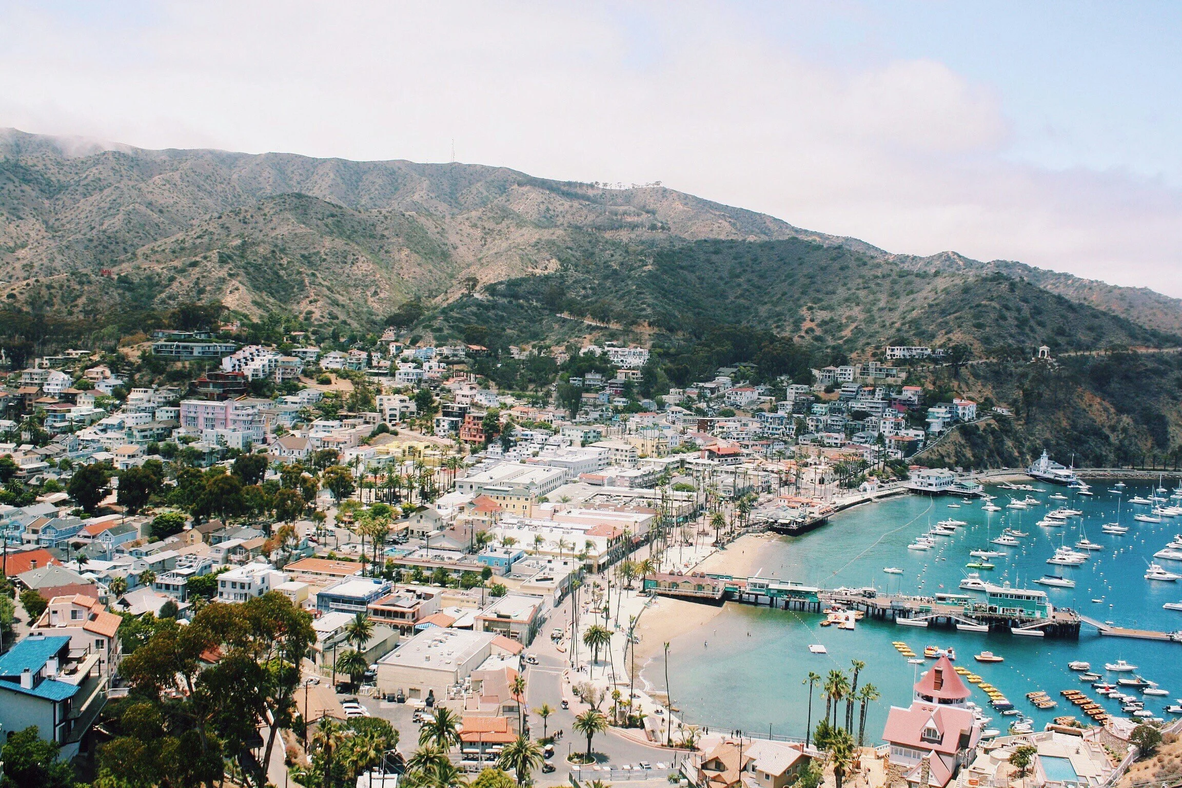 An image of Avalon Harbor at Catalina Island. best places to elope 2026