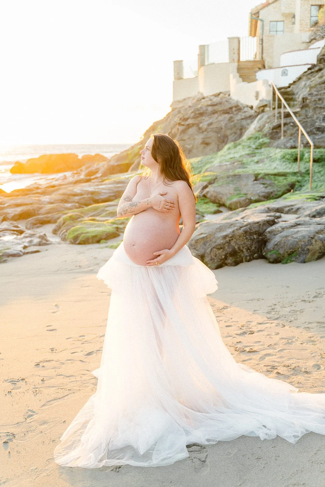 A Stunning Winter Maternity Session | Malibu, CA