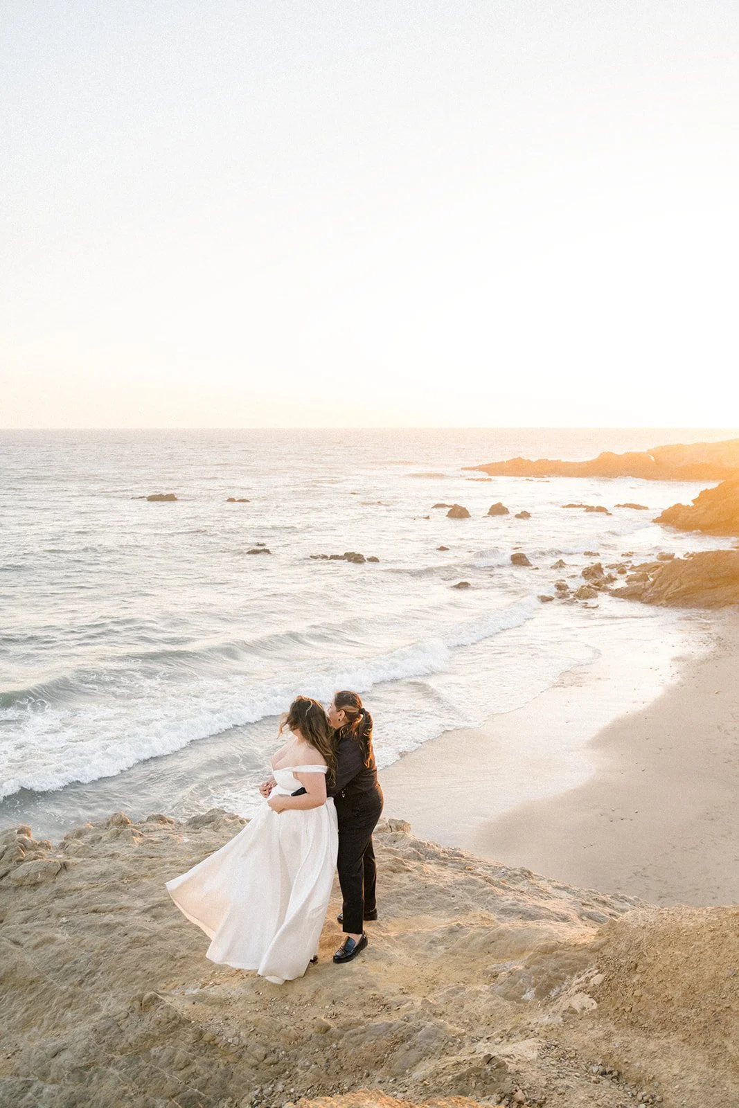 A Breezy Beach Adventure Elopement | Malibu, CA