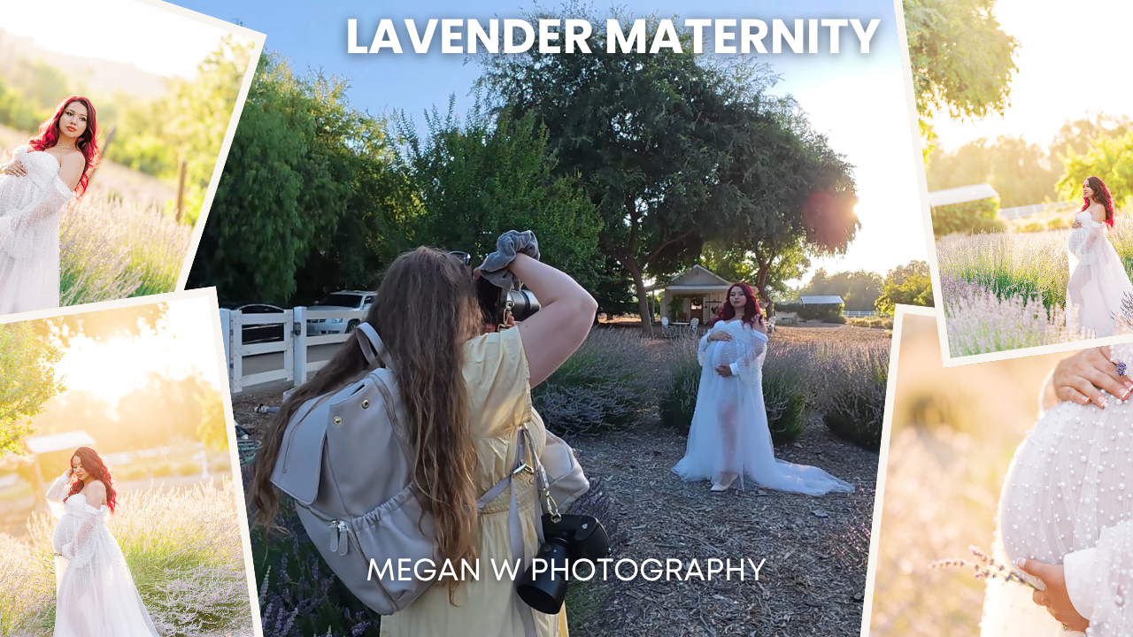 A Glowing Lavender Maternity Session