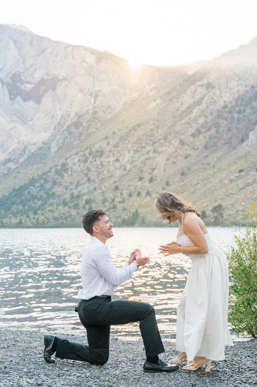 A Stunning Proposal at Convict Lake | Mammoth Lakes, CA