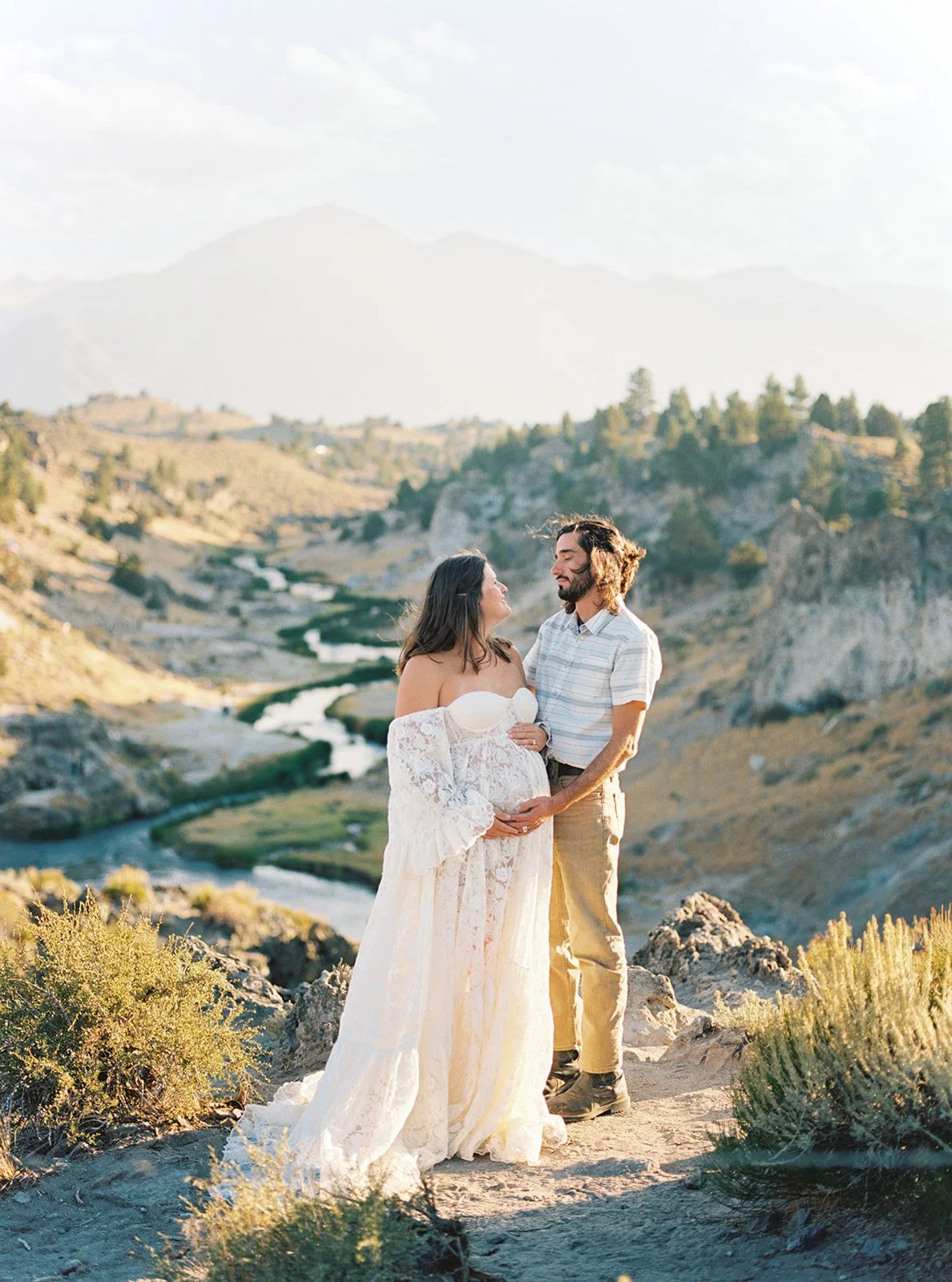 Beautiful Convict Lake Maternity Photos | Mammoth Lakes, CA