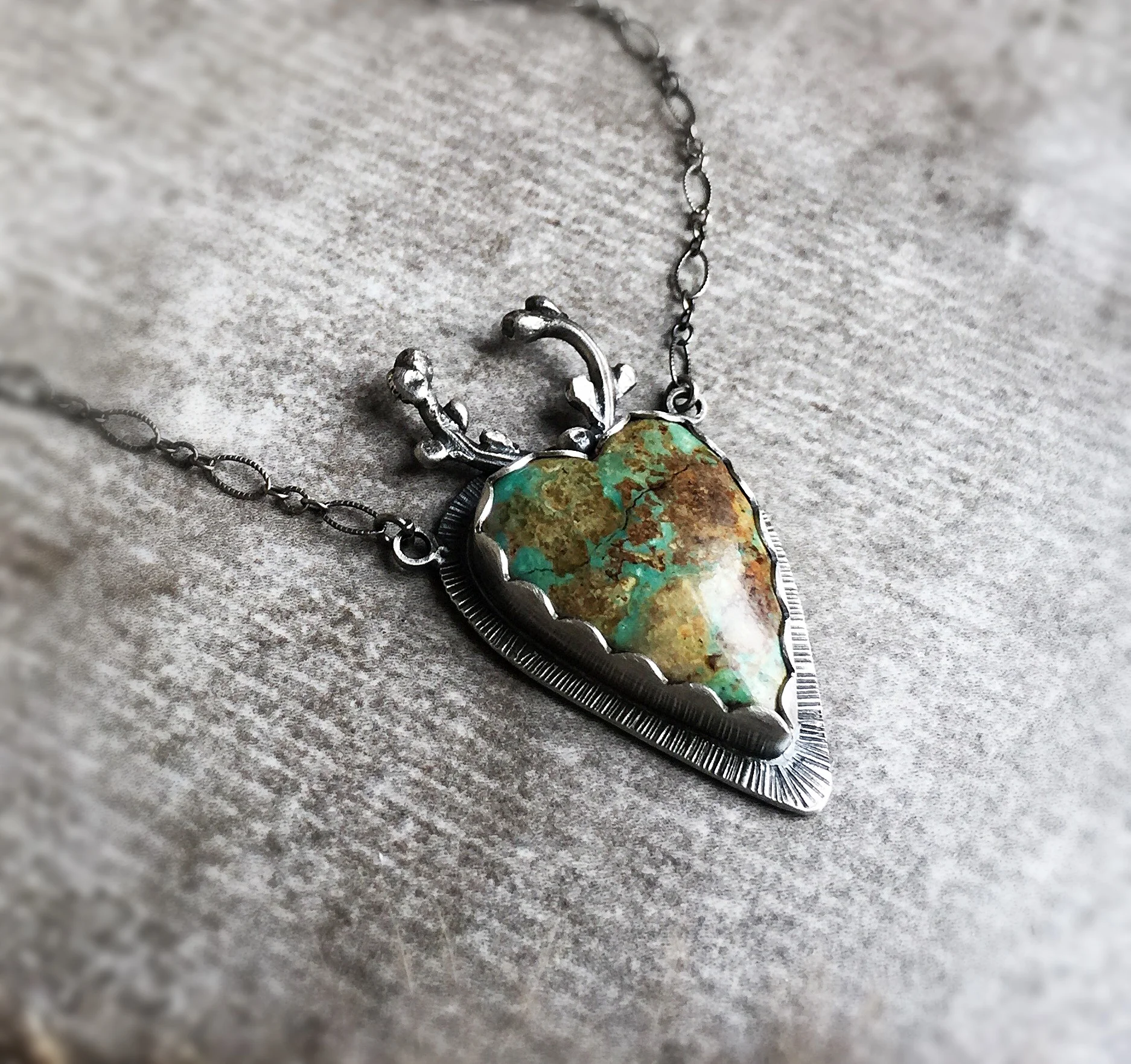 Turquoise Heart Pendant