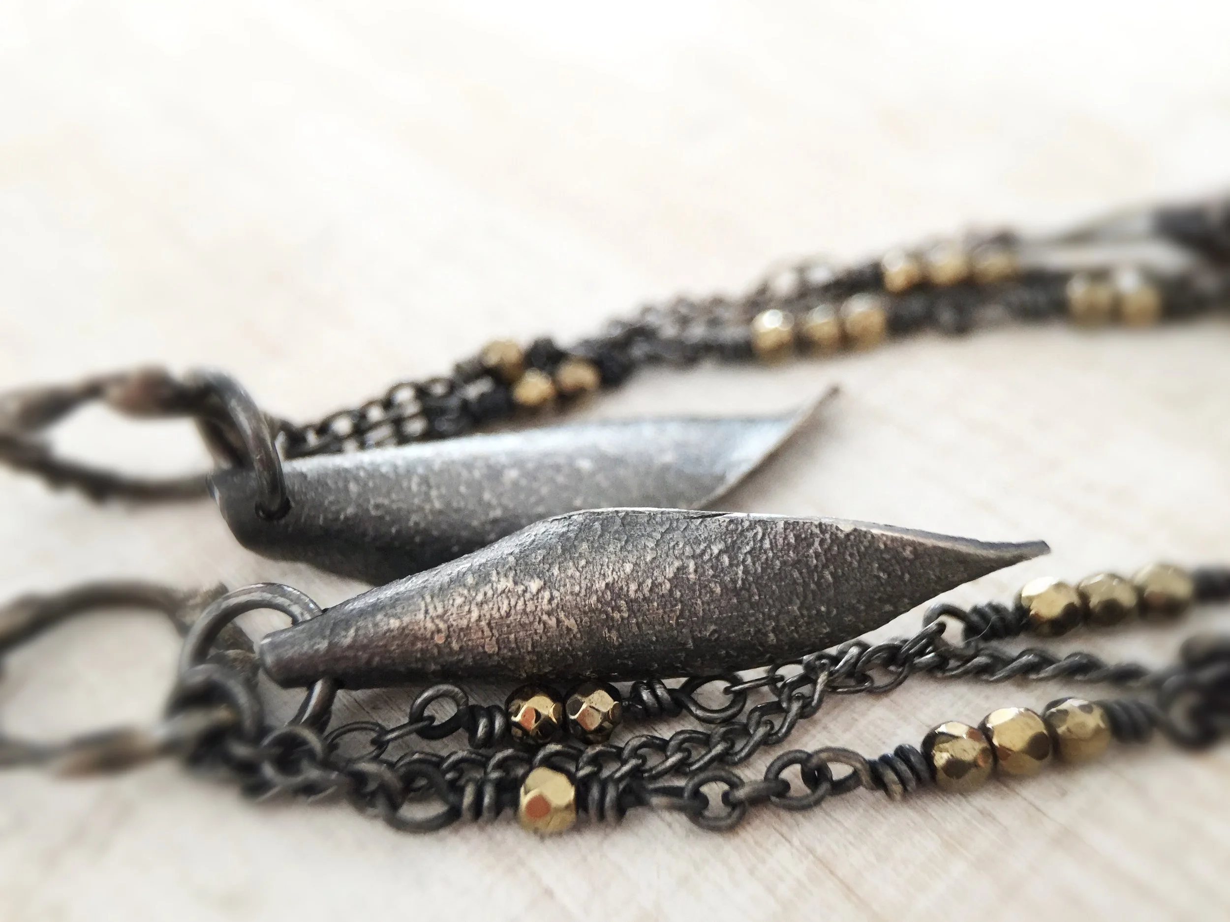 Silver Leaf Earrings