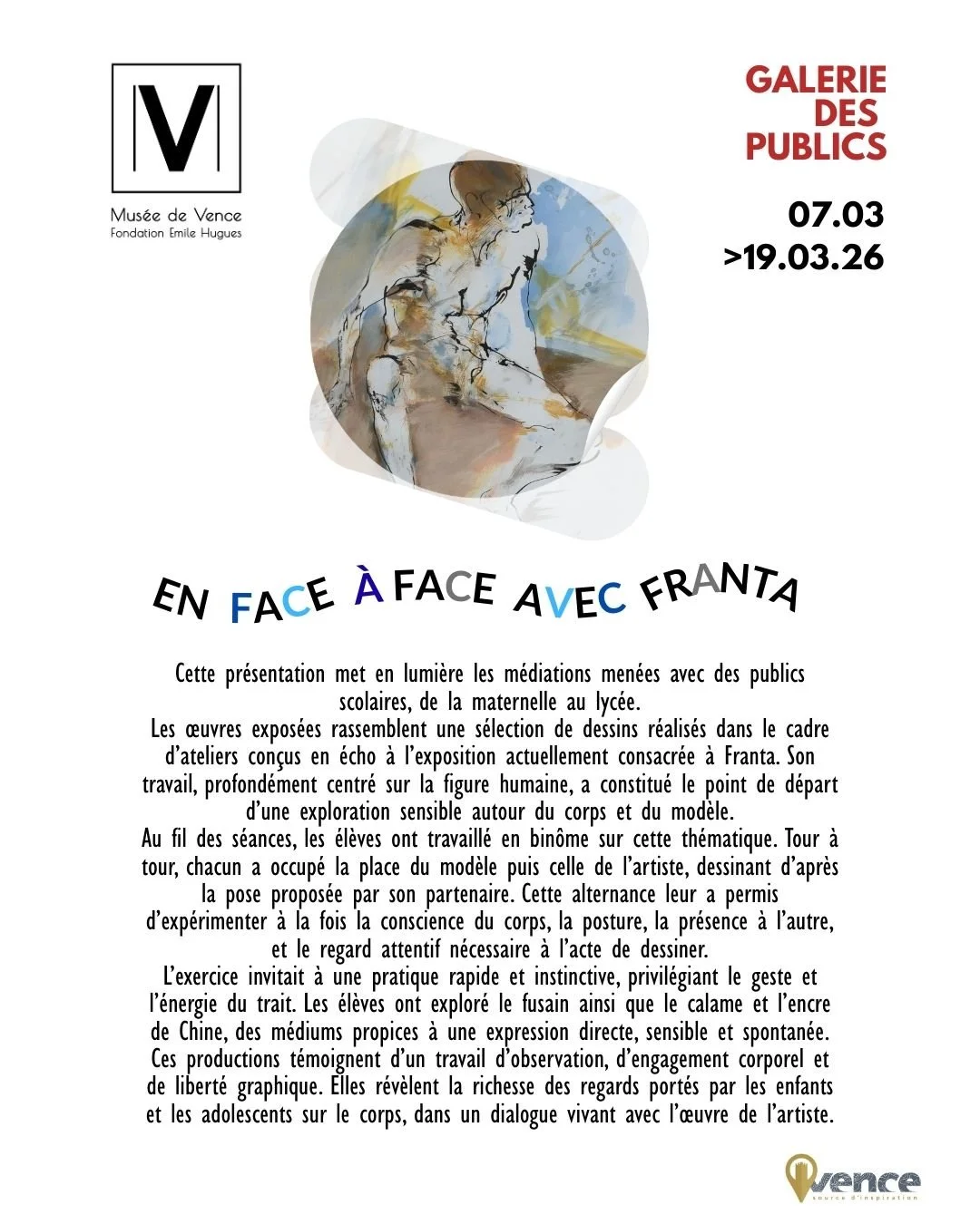 Galerie des publics : En face à face avec Franta