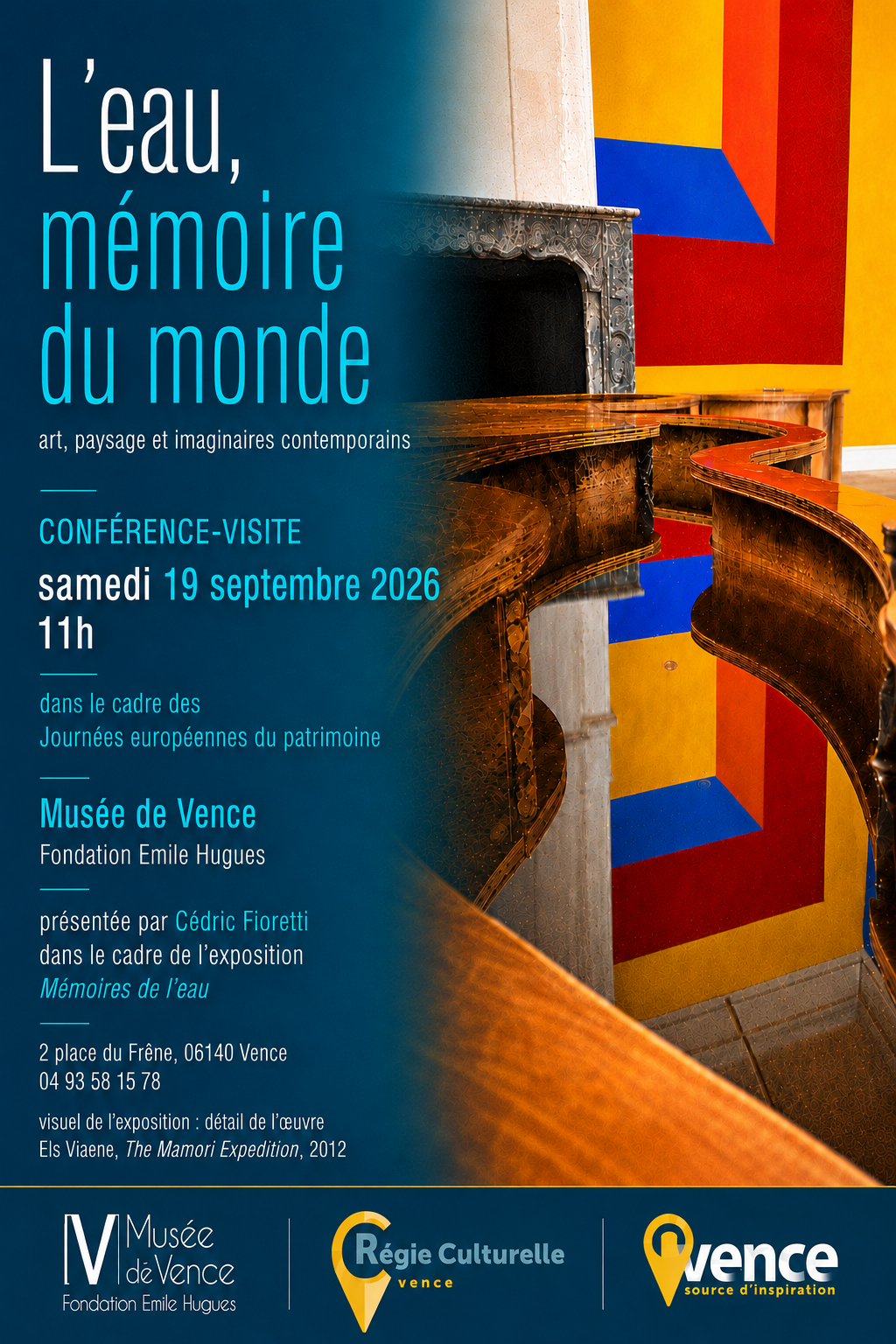 Conférence-visite : “L’eau, mémoire du monde : art, paysage et imaginaires contemporains” 