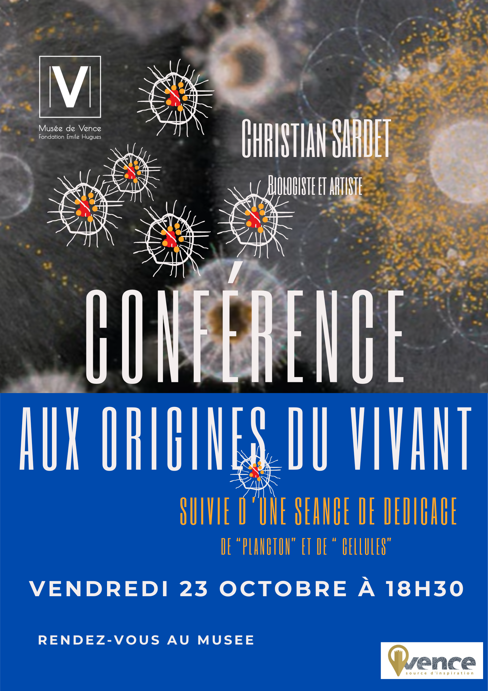Conférence : "Aux origines du vivant” par Christian Sardet