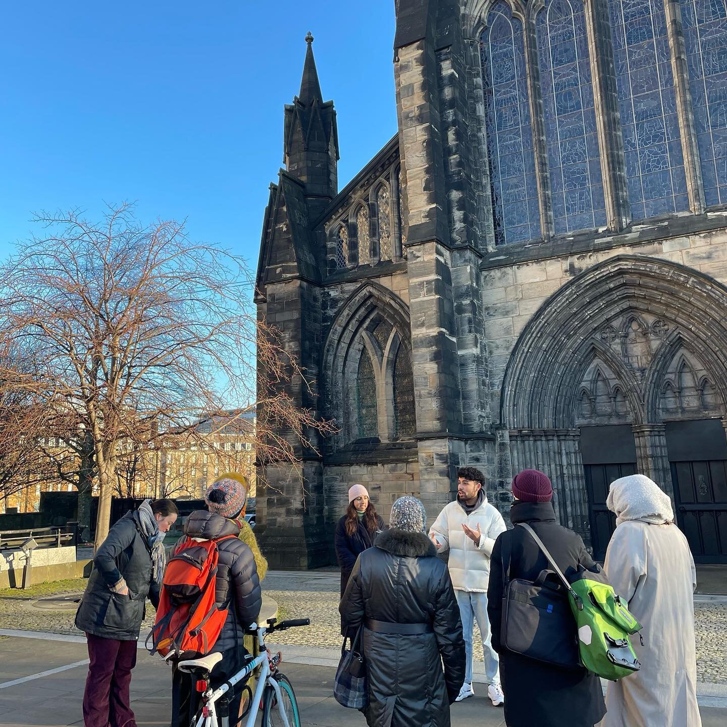 Huge thank you to @blackhistorymonth_scotland who took some SEIN staff and members on their Glasgow Colonial Legacy Walking Tour 👏 (frosty Thursday morning edition ❄️)

We learnt about the ties between famous Glasgow institutions and the transatlant