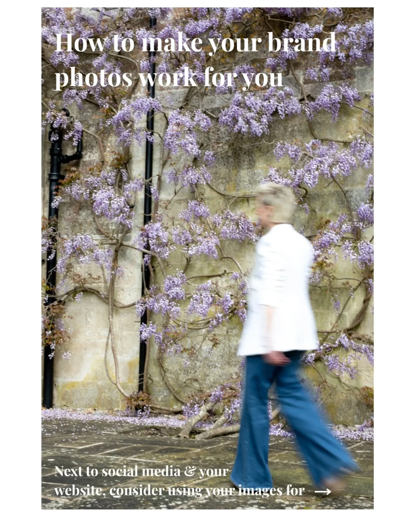 Your brand photos are powerful assests - how to make them work hard for you

Next to using your images for content and your website, consider them to open other doors. A few suggestions to maximise their use;

✨ Editorial features &ndash; submitting 