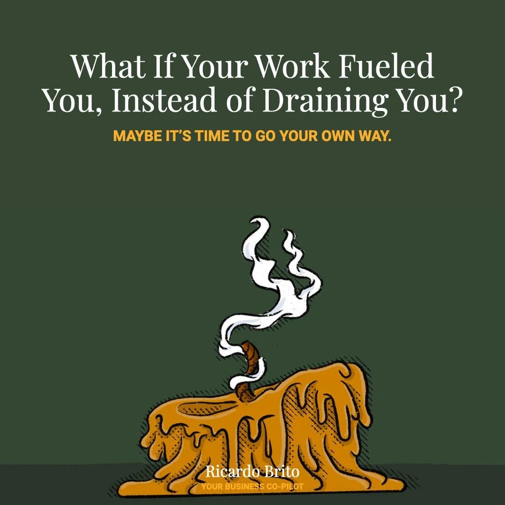 What If Your Work Fueled You, Instead of Draining You?
You don&rsquo;t need to suffer to succeed.
 Let&rsquo;s create something energizing.
 DM me or book a call