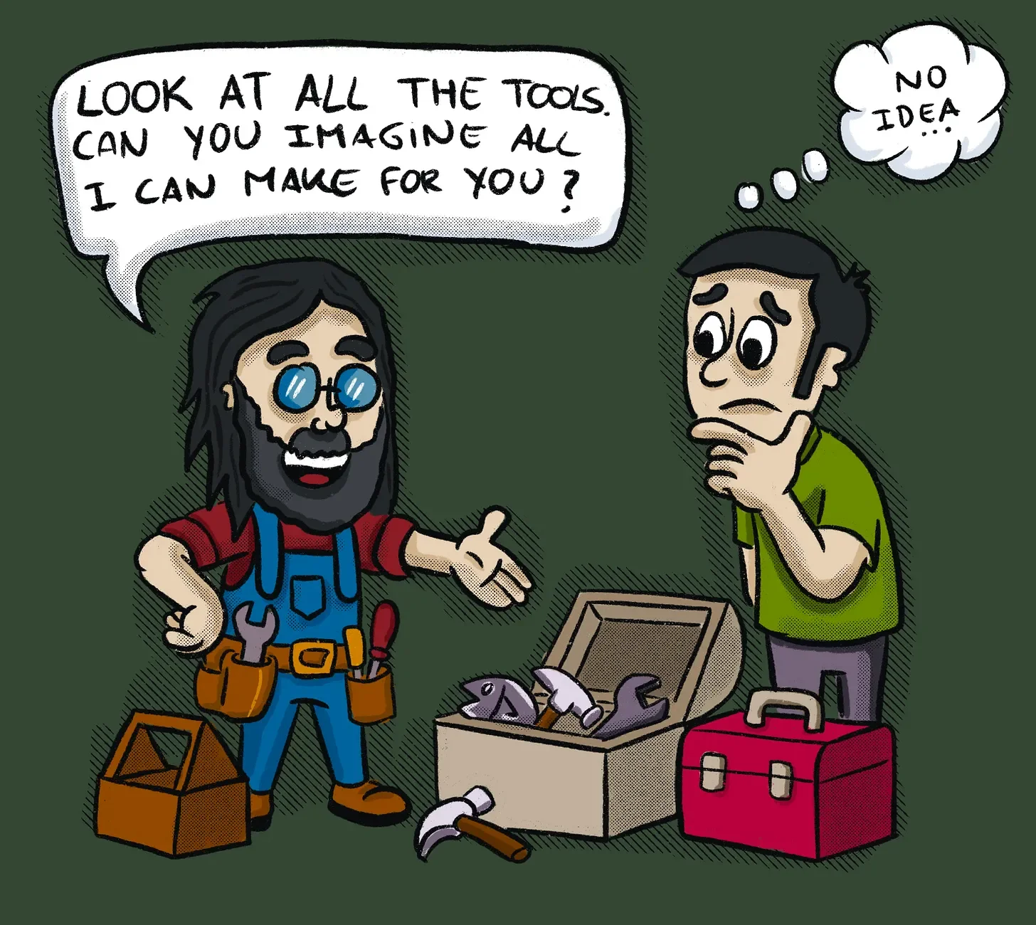 Clients don't buy skills or tools