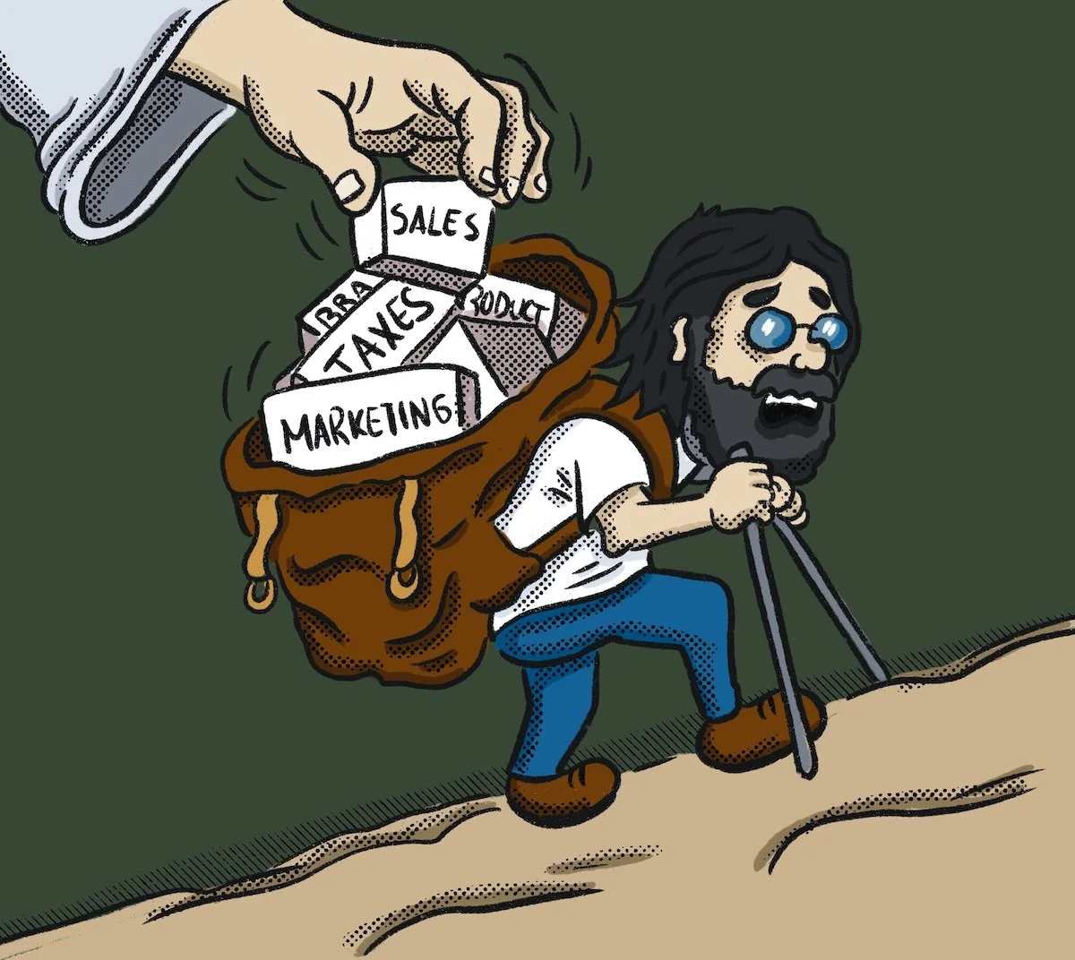 You carry all the burdens