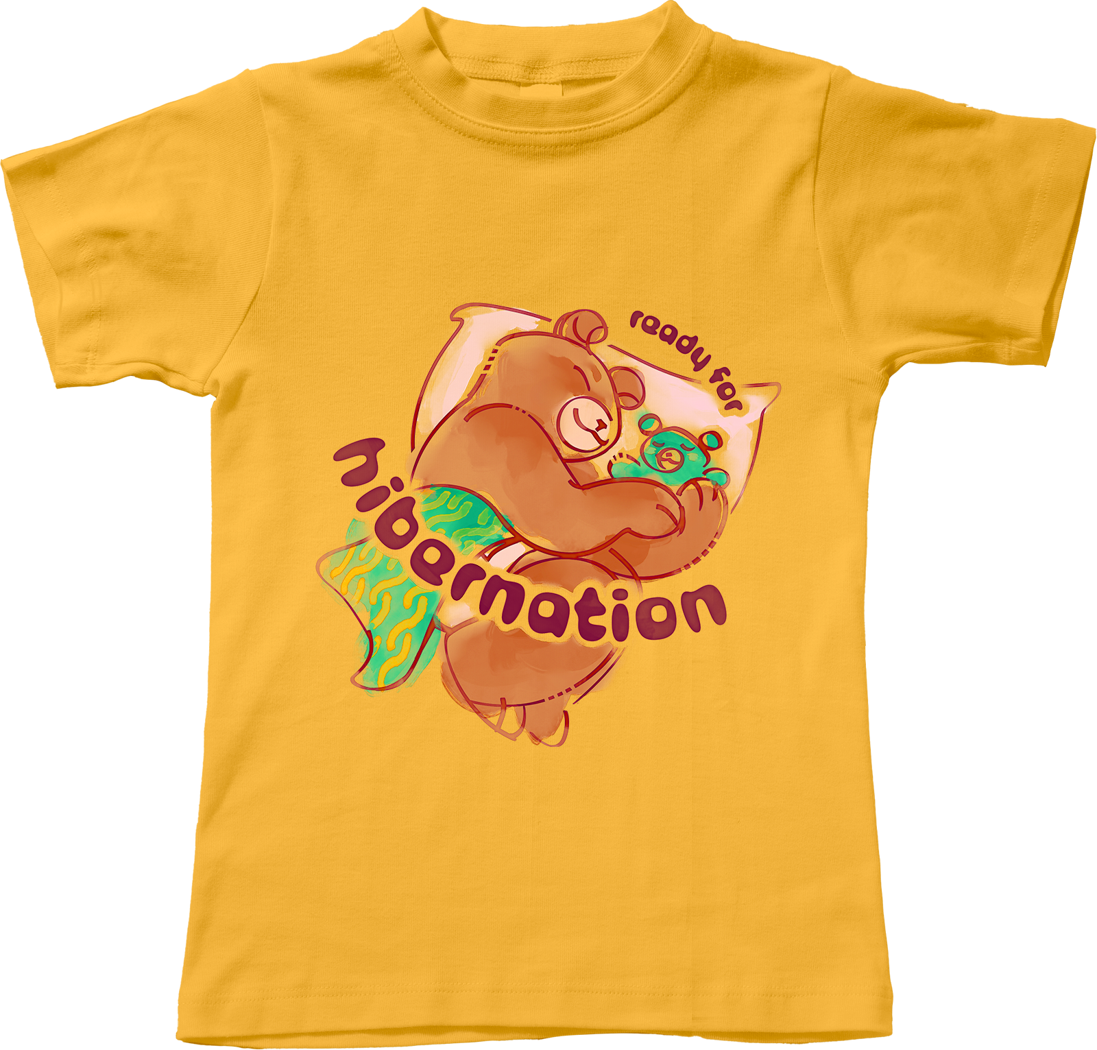 "Ready for Hibernation"
Digital
A warm yet wintery design for Fish Sock's 2024 winter children's line. Featured on infant onesies and toddler and children-size T-shirts, sweatshirts and blankets.