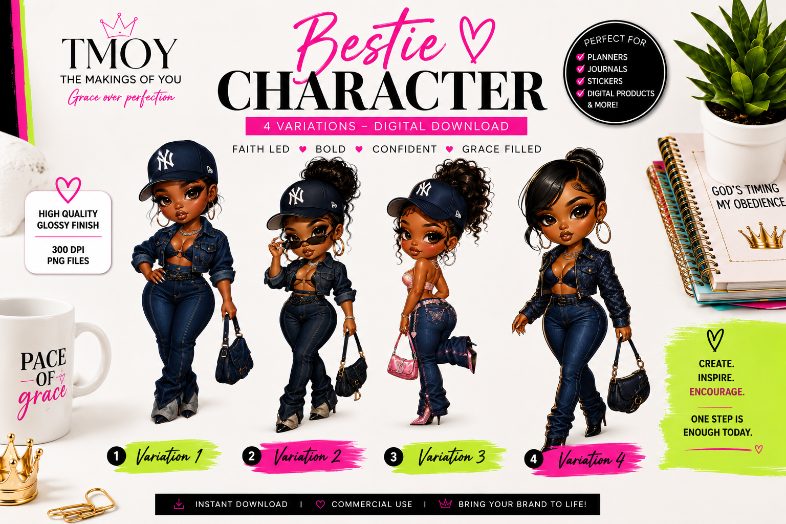 BestieCharacter3 Denim
