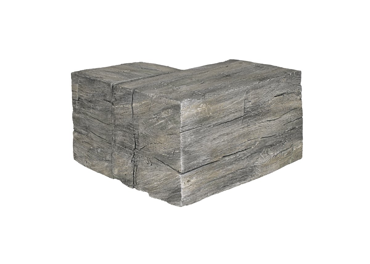 Rickhouse Corner Mantel - Weathered Grey
