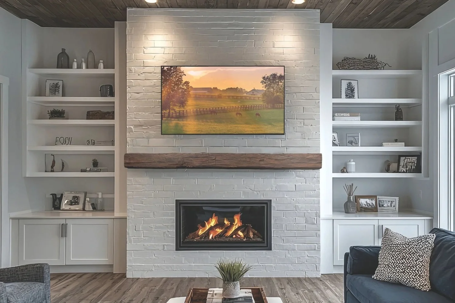 Lexington Hearth non-combustible mantel