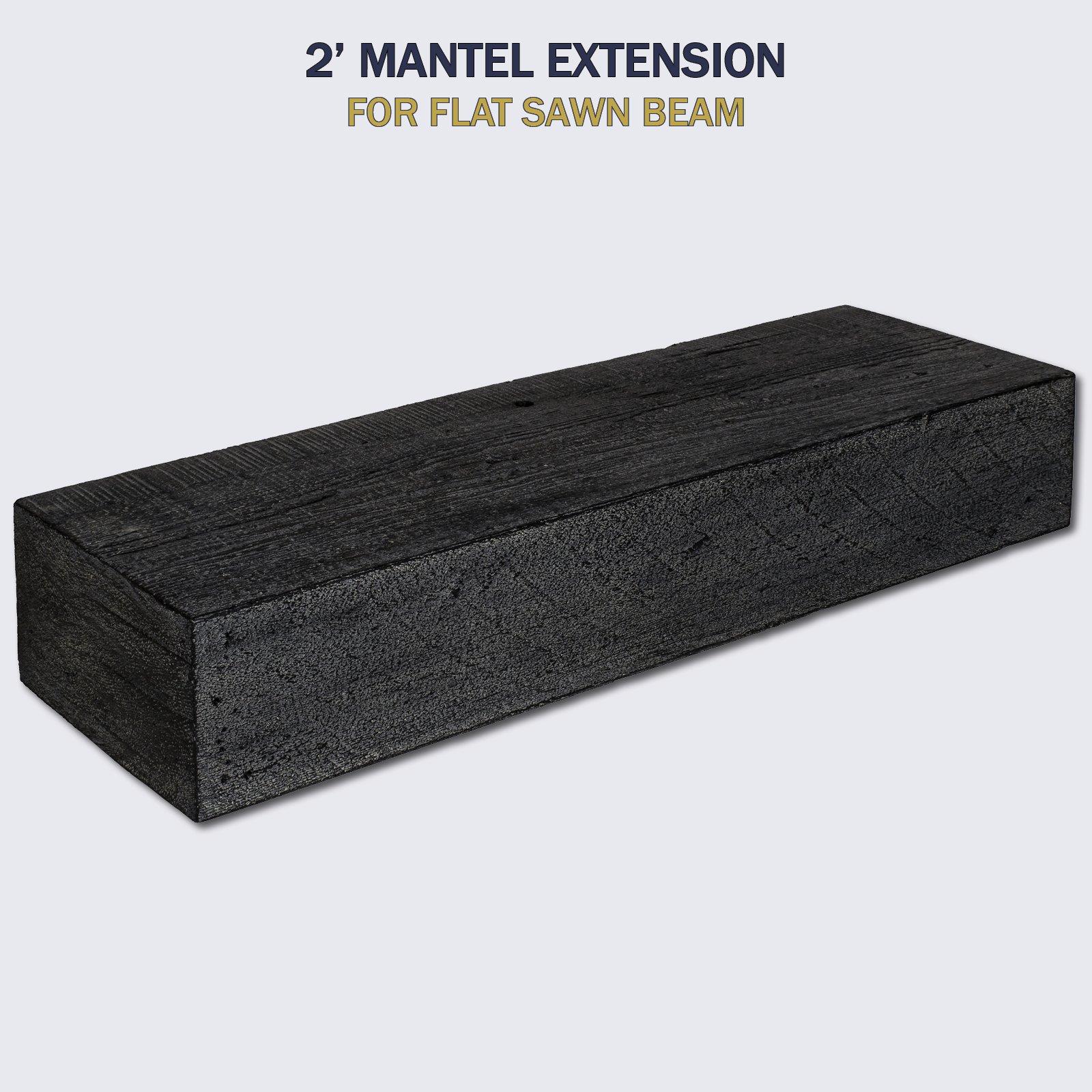 Flat Sawn Beam Rustic Mantel Extension is a great way to extend our barnwood mantels for larger fireplaces