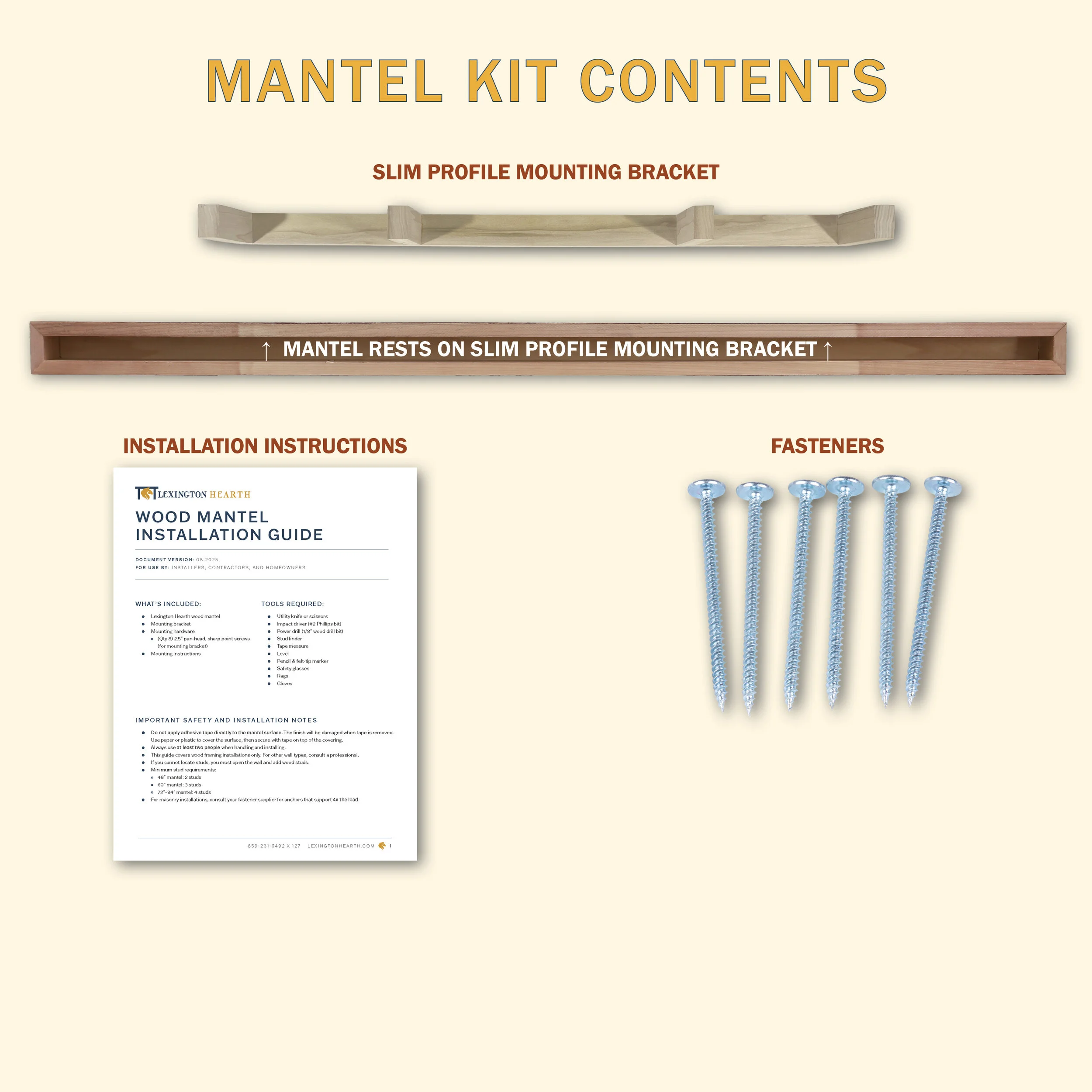 LHX_E-Commerce_Cumberland Wood_Mantel_Commonwealth Collection_Kit contents1.jpg