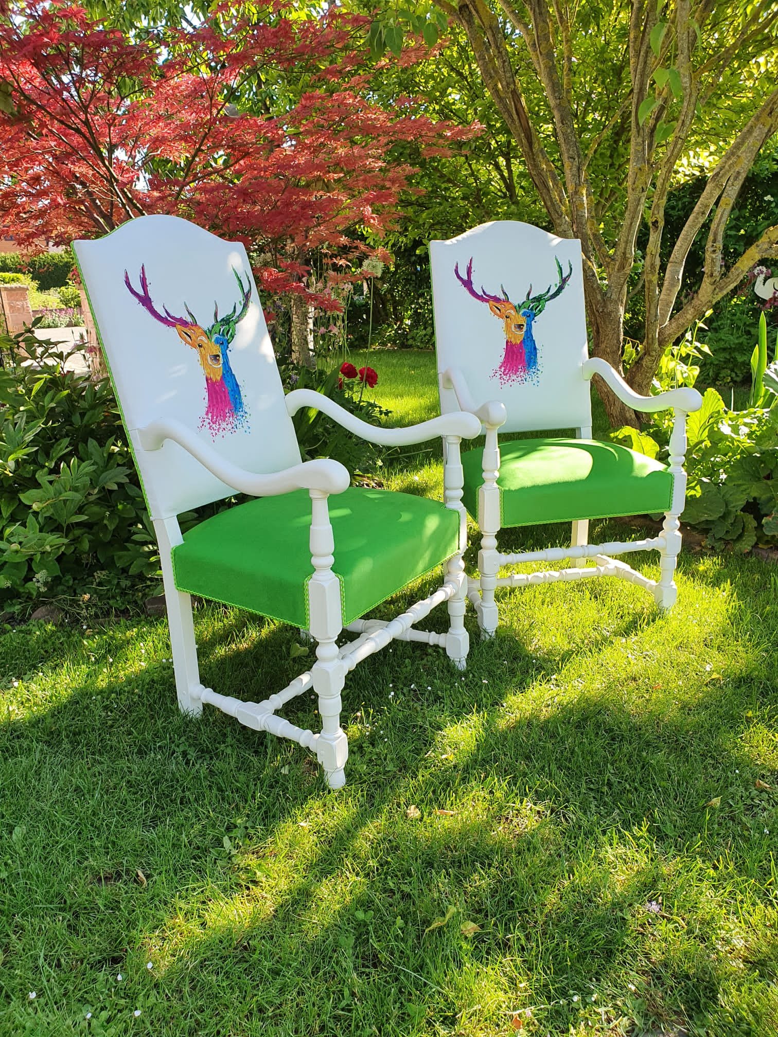 Cerf sur-mesure vert