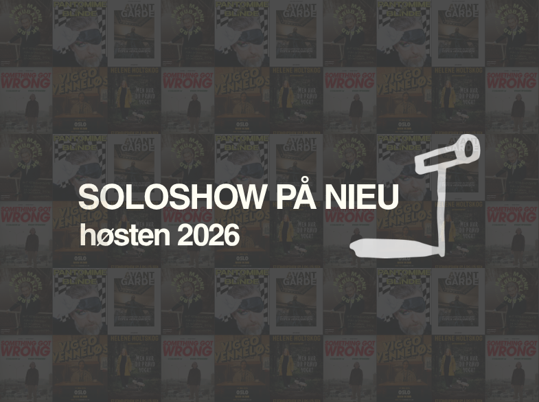 Høsten på nieu: Opplev noen av Norges beste standupkomikere