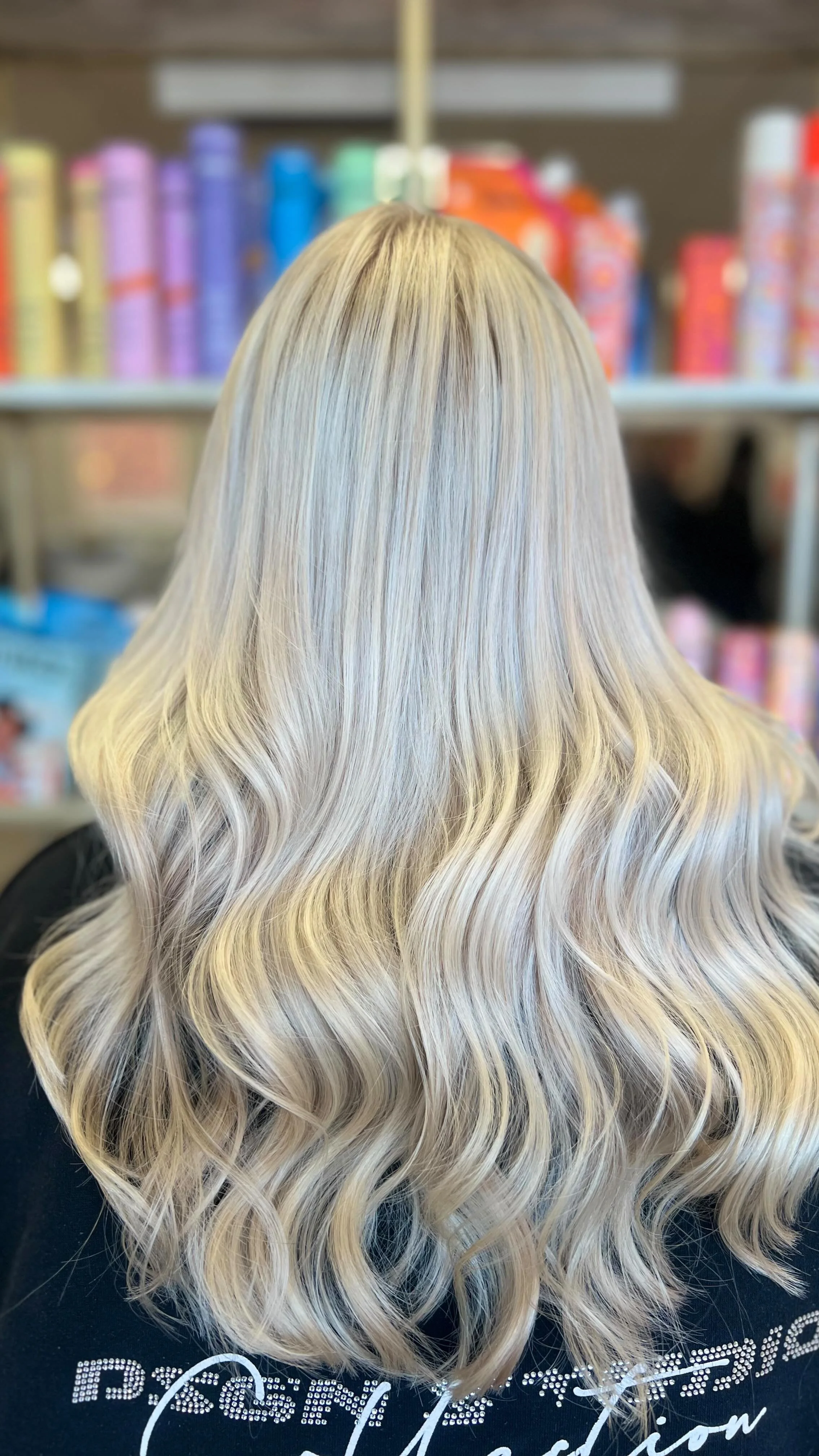 Hairdressing school didn’t warn us we’d need to be part photographer, lighting tech, content creator AND stylist.
Real talk: sometimes the photo doesn’t do the hair justice – but the client’s smile says it all.
Salon lif