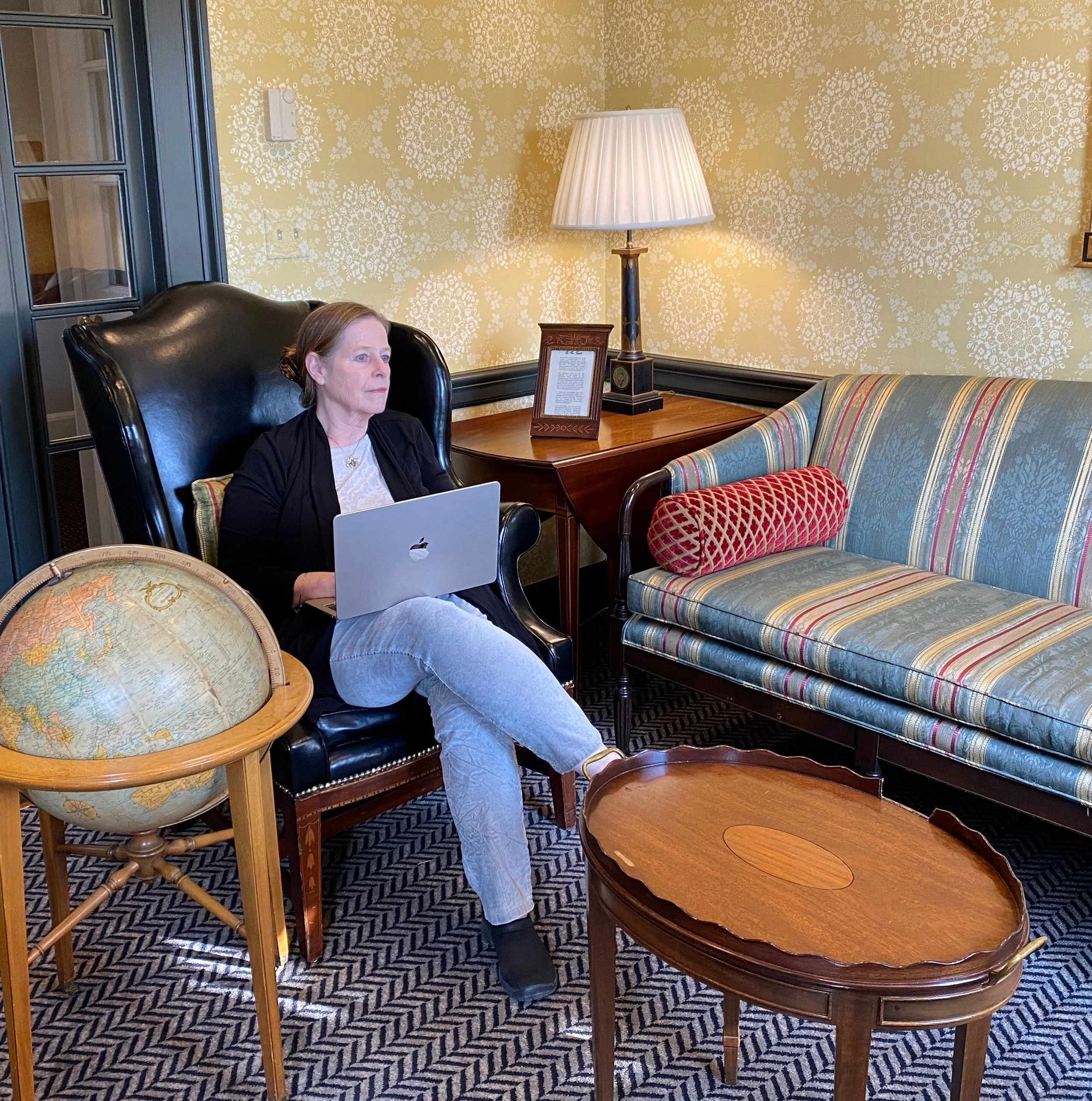 Writing is very much a solitary endeavor.